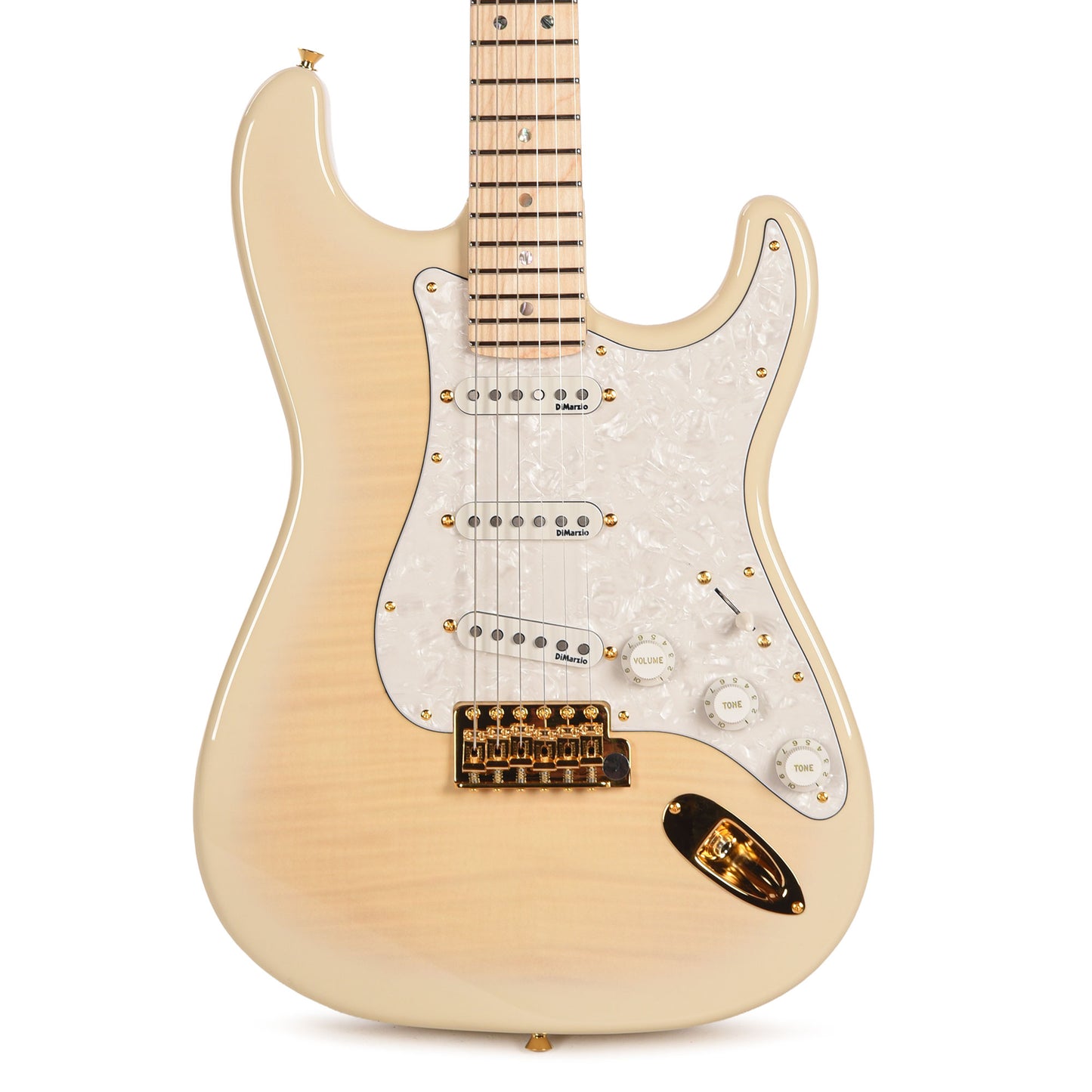 Fender Richie Kotzen Stratocaster Transparent White Burst Electric Guitars / Solid Body