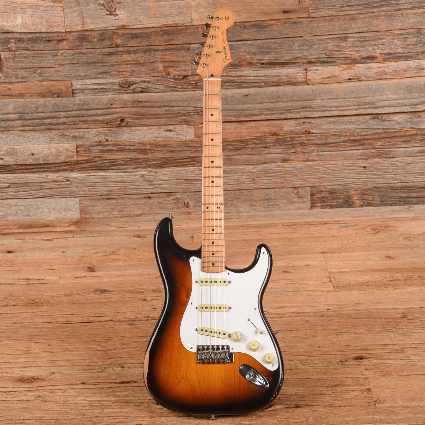 Fender Road Worn '50s Stratocaster 2-Tone Sunburst 2017 Electric Guitars / Solid Body