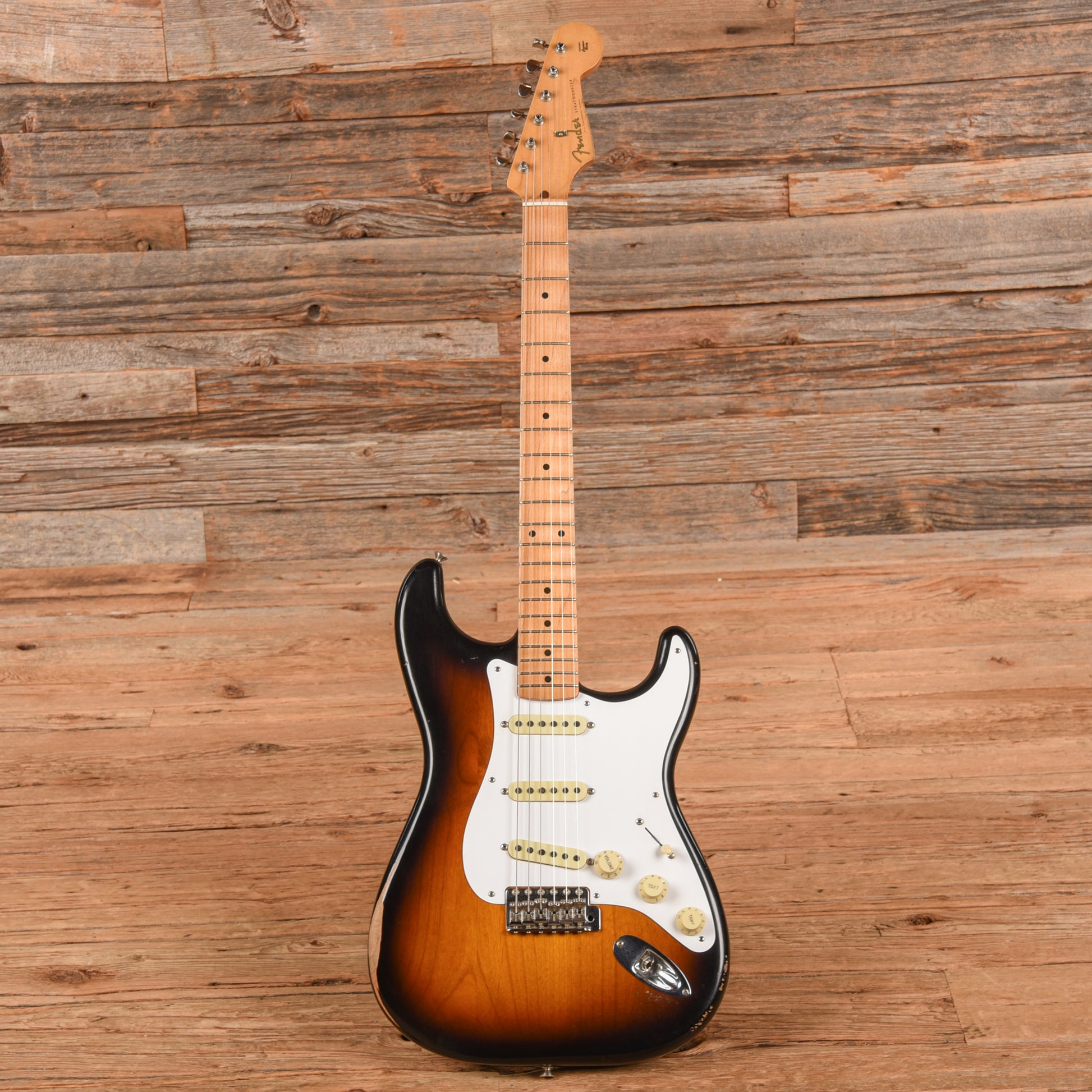 Fender Road Worn '50s Stratocaster 2-Tone Sunburst 2017 Electric Guitars / Solid Body