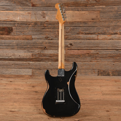 Fender Road Worn Stratocaster Black 2011 Electric Guitars / Solid Body