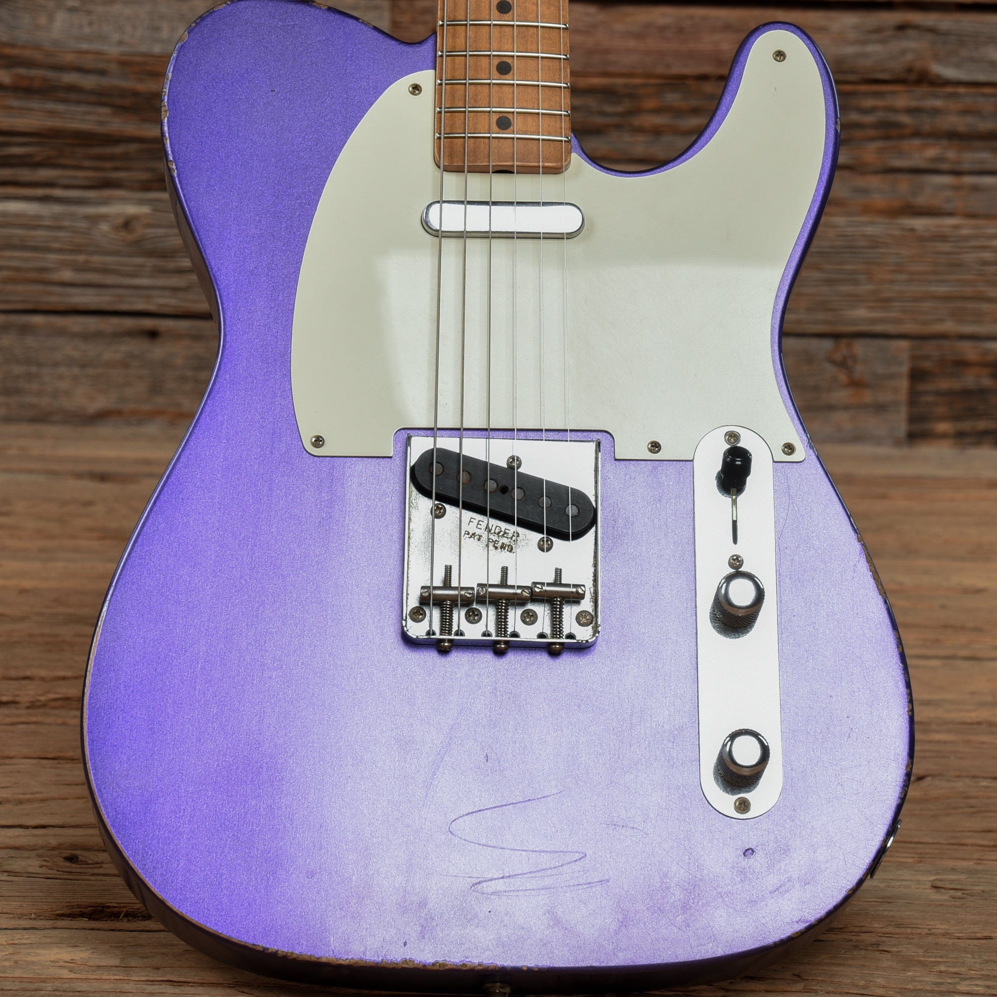 Fender Road Worn Telecaster Purple Metallic 2018 Electric Guitars / Solid Body