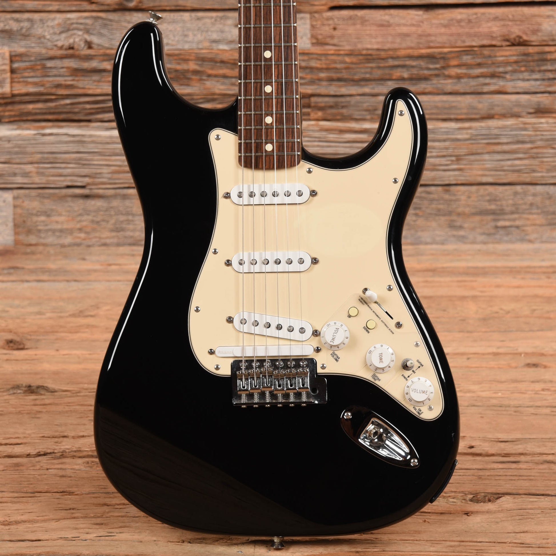 Fender Roland Ready Stratocaster Black 2008 Electric Guitars / Solid Body