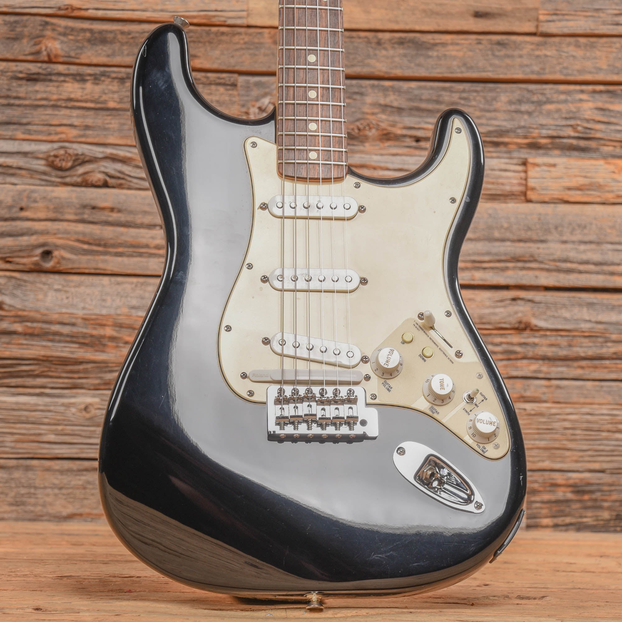 Fender Roland Ready Stratocaster Black 2008 Electric Guitars / Solid Body