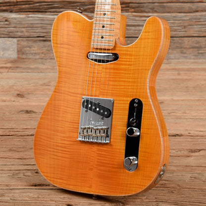 Fender Select Series Telecaster Carved Top Amber 2012 Electric Guitars / Solid Body