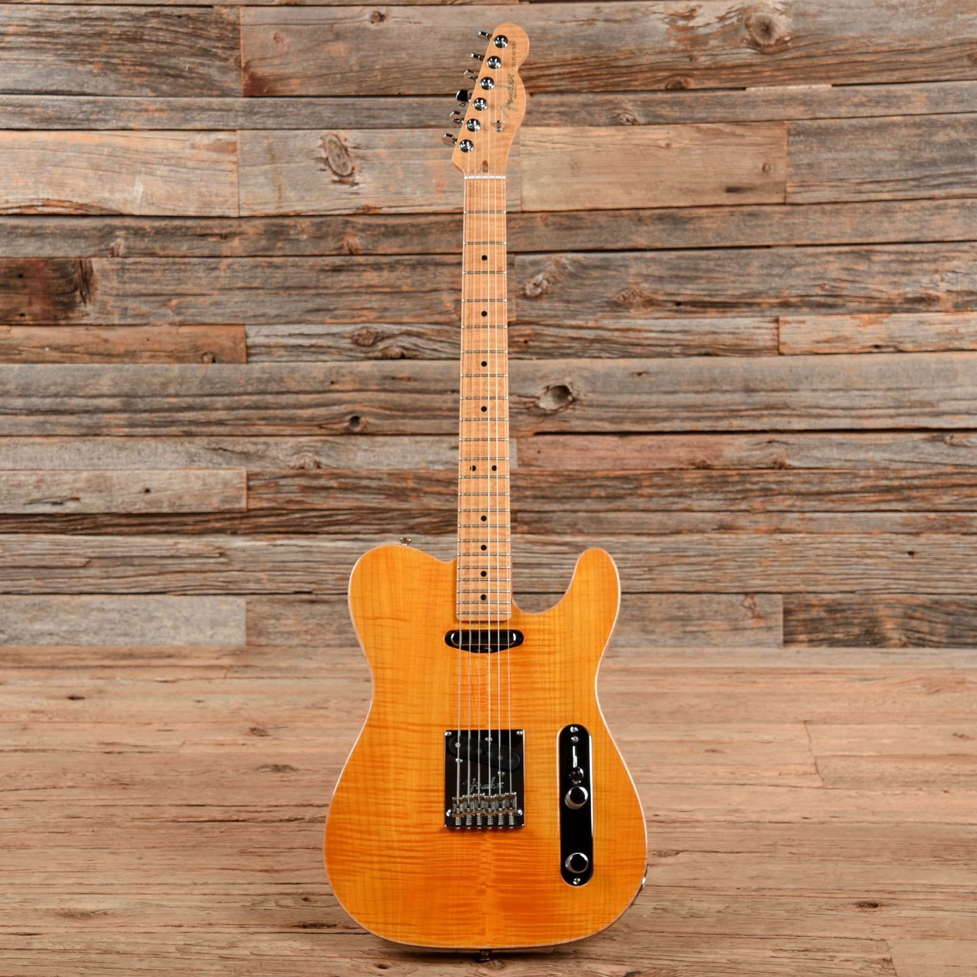 Fender Select Series Telecaster Carved Top Amber 2012 Electric Guitars / Solid Body