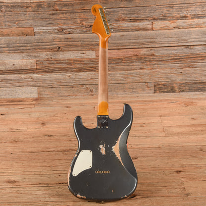 Fender SH Stratocaster Aged Charcoal Frost Metallic 2025 Electric Guitars / Solid Body