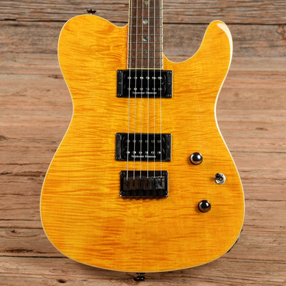 Fender Special Edition Custom Telecaster FMT HH Amber 2018 Electric Guitars / Solid Body