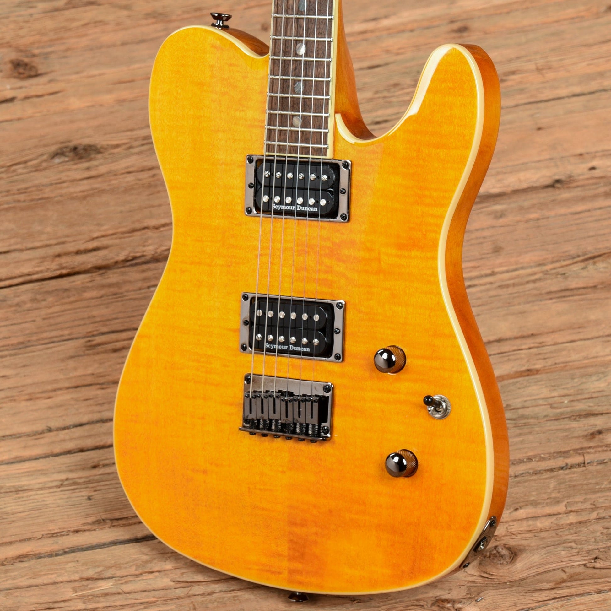 Fender Special Edition Custom Telecaster FMT HH Amber 2021 Electric Guitars / Solid Body