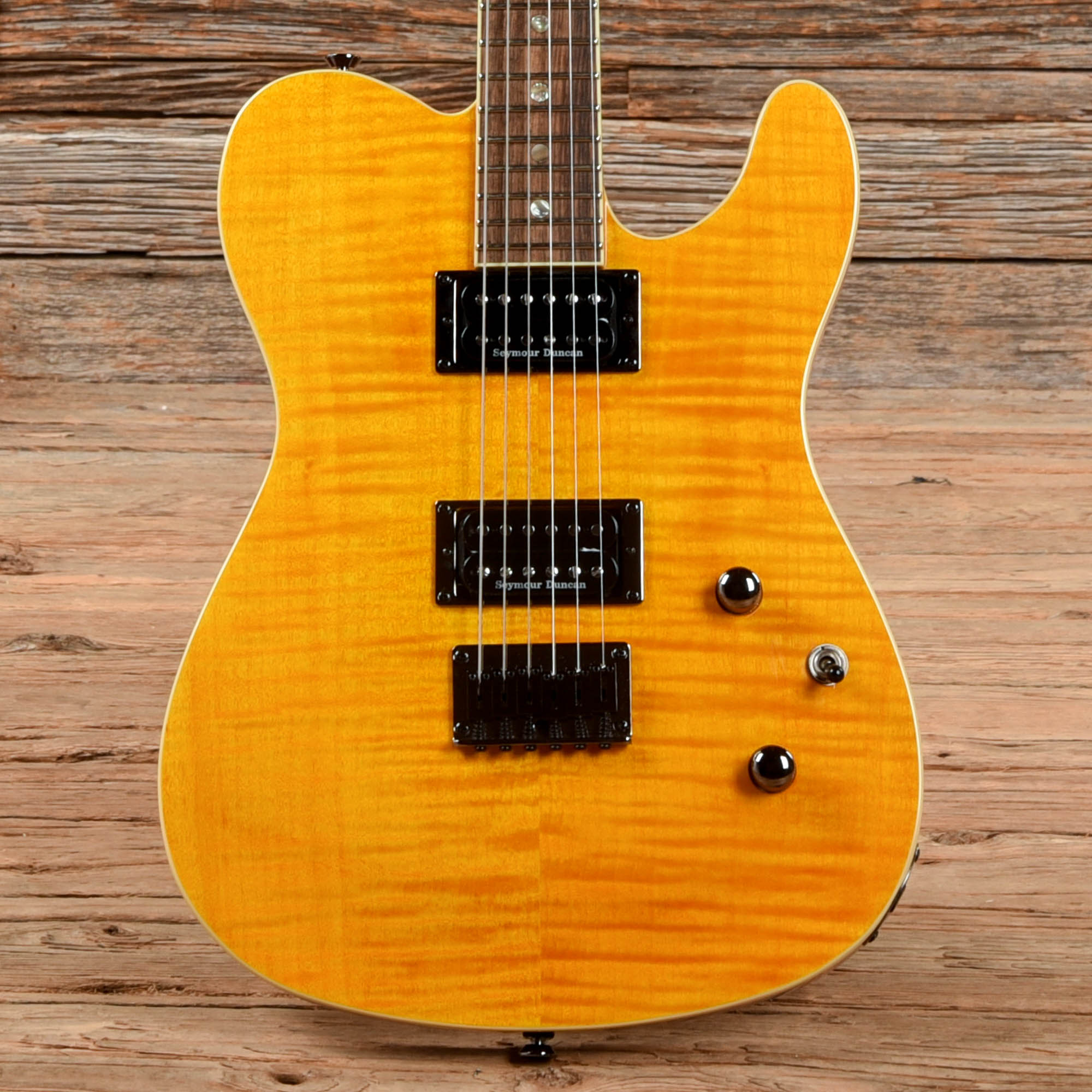 Fender Special Edition Custom Telecaster FMT HH Amber 2022 Electric Guitars / Solid Body