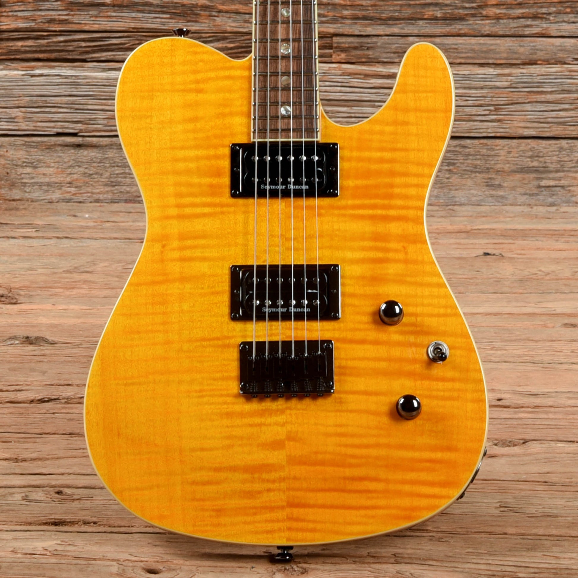 Fender Special Edition Custom Telecaster FMT HH Amber 2022 Electric Guitars / Solid Body