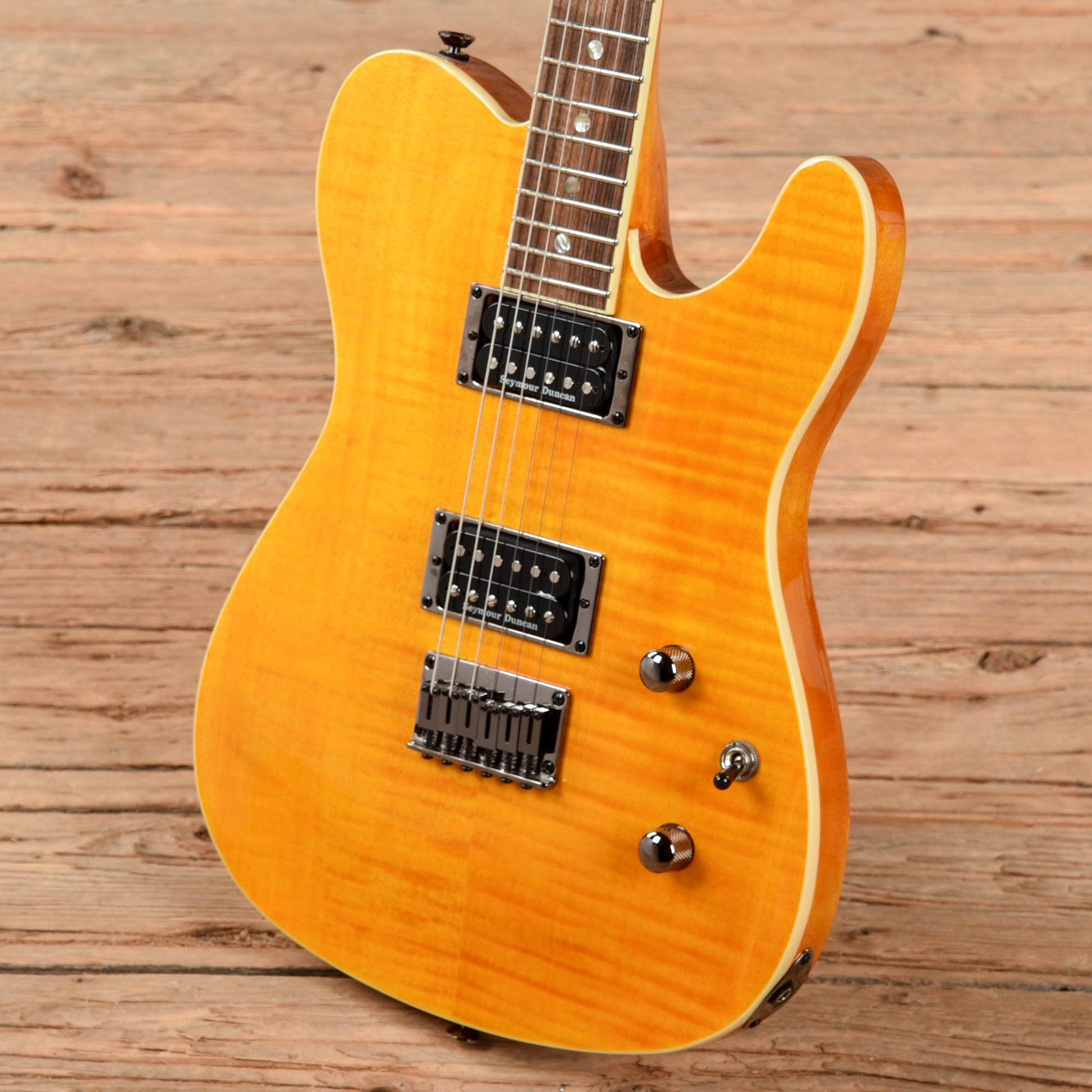 Fender Special Edition Custom Telecaster FMT HH Amber 2022 Electric Guitars / Solid Body