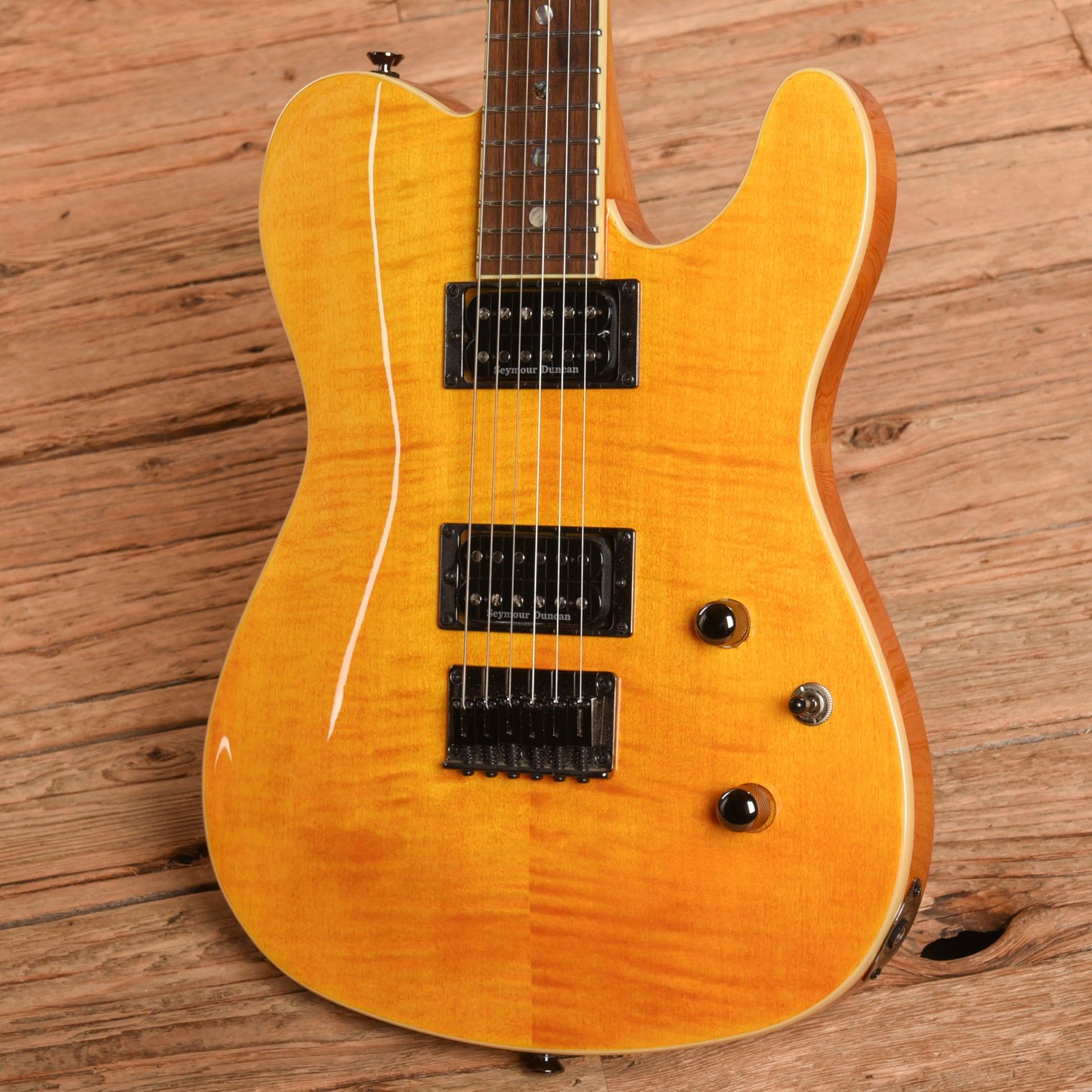 Fender Special Edition Custom Telecaster FMT HH Amber 2022 Electric Guitars / Solid Body