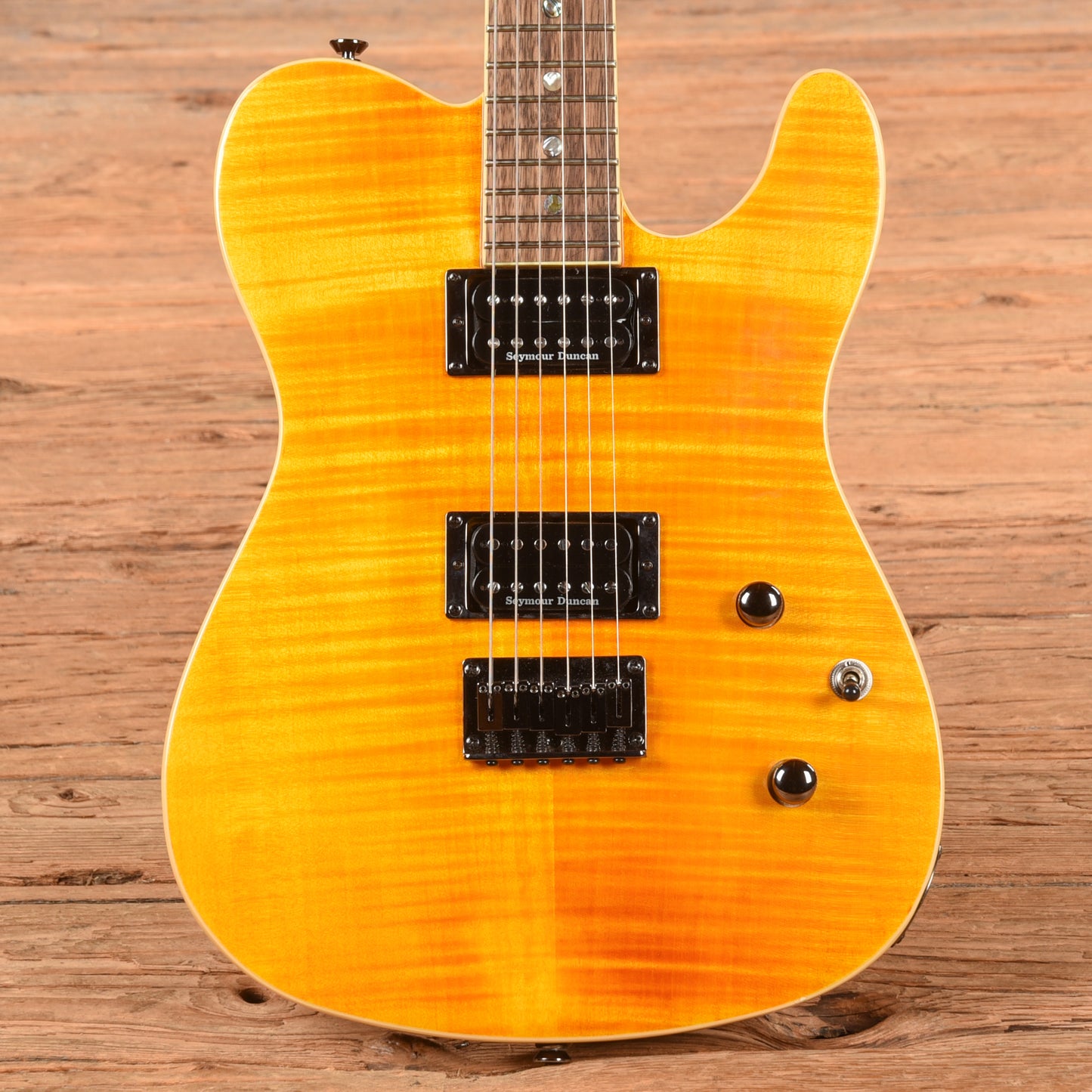 Fender Special Edition Custom Telecaster FMT HH Amber 2023 Electric Guitars / Solid Body