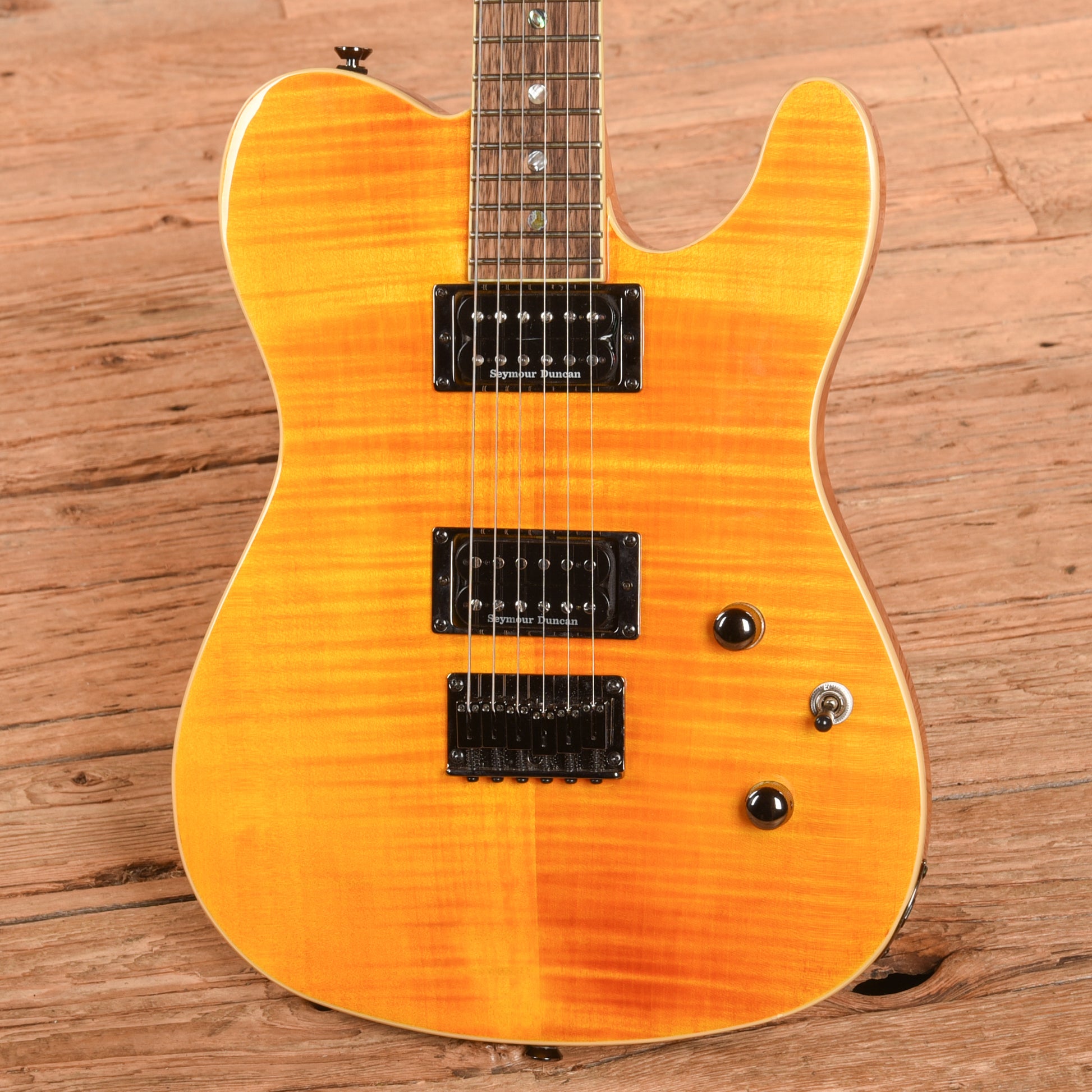 Fender Special Edition Custom Telecaster FMT HH Amber 2023 Electric Guitars / Solid Body