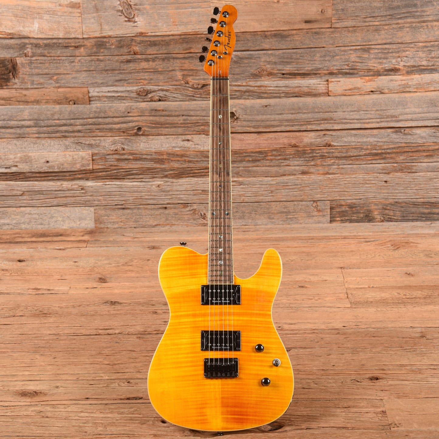 Fender Special Edition Custom Telecaster FMT HH Amber 2023 Electric Guitars / Solid Body