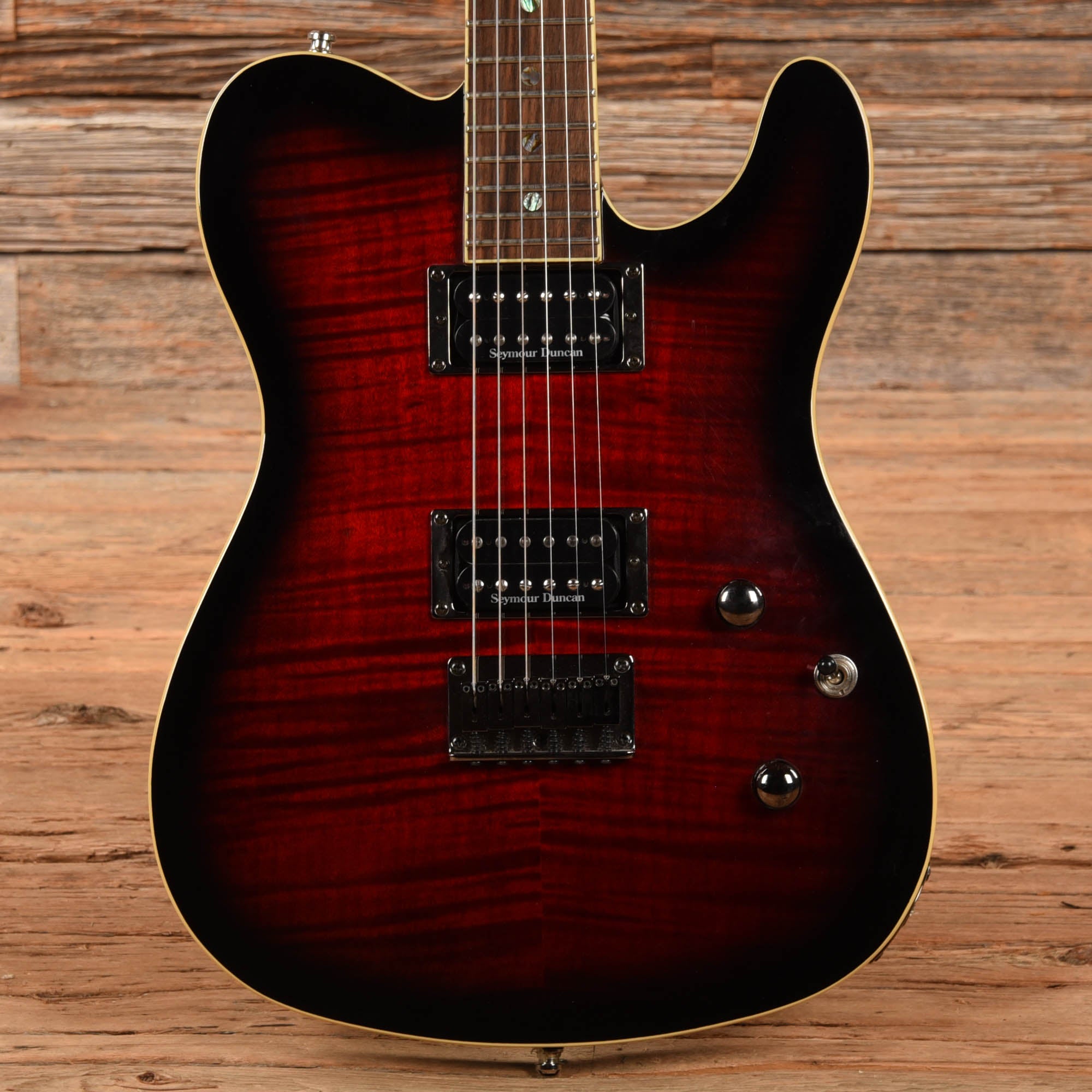 Fender Special Edition Custom Telecaster FMT HH Black Cherry Burst 2010 Electric Guitars / Solid Body