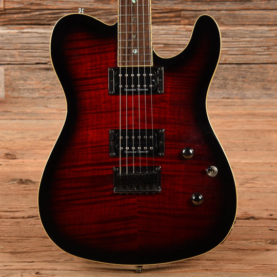 Fender Special Edition Custom Telecaster FMT HH Black Cherry Burst 2010 Electric Guitars / Solid Body