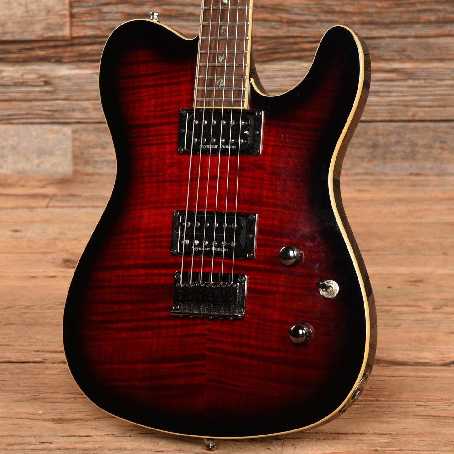 Fender Special Edition Custom Telecaster FMT HH Black Cherry Burst 2010 Electric Guitars / Solid Body