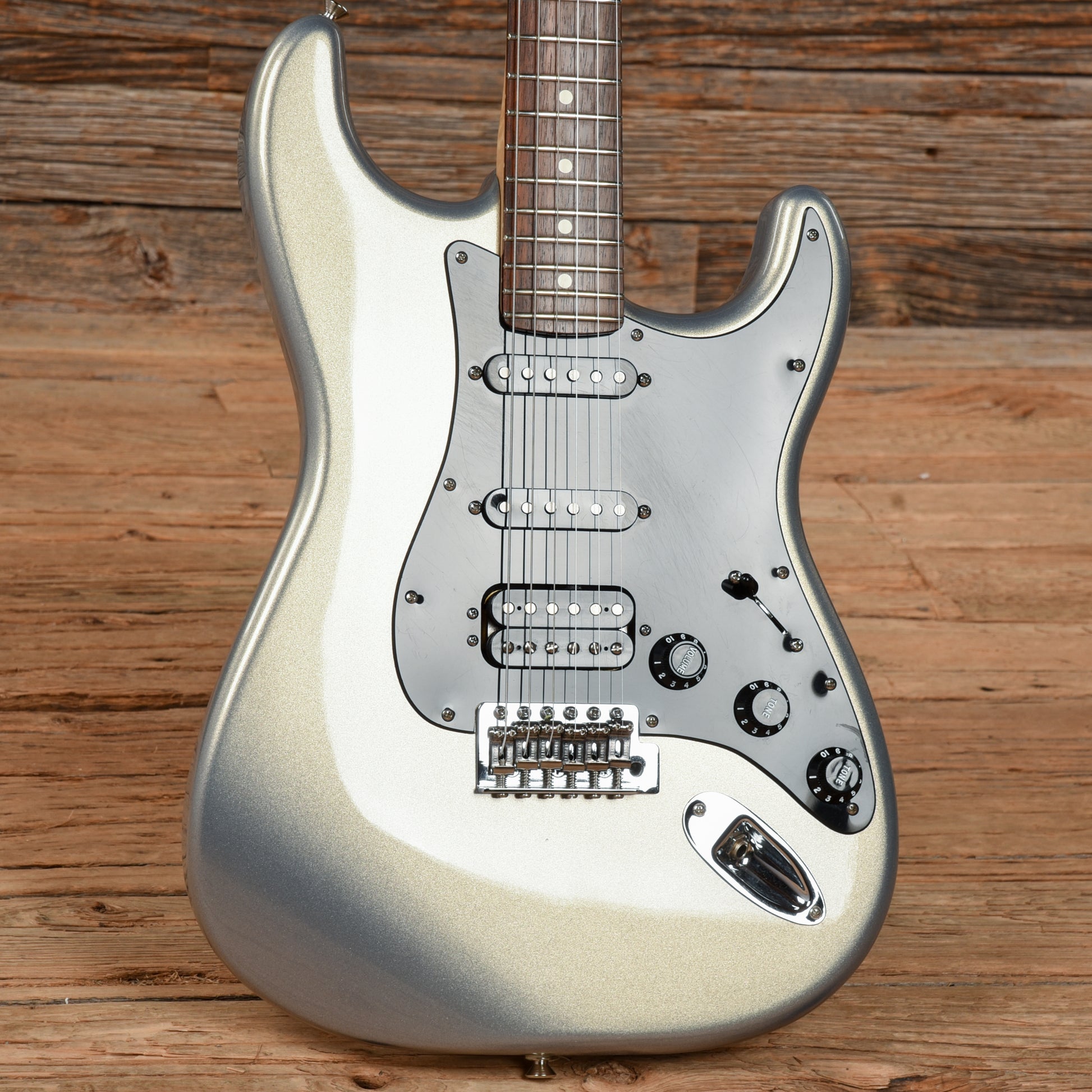 Fender Special Edition Lone Star Stratocaster HSS Ghost Silver 2014 Electric Guitars / Solid Body