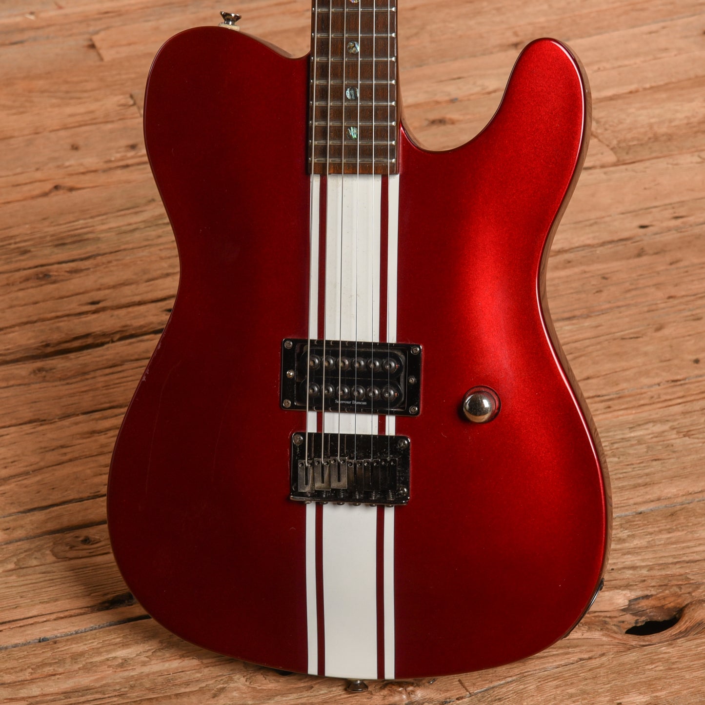 Fender Special Edition Set-Neck Esquire Custom GT Crimson Red Metallic 2003 Electric Guitars / Solid Body