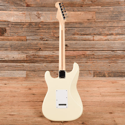 Fender "Squier Series" Standard Stratocaster Olympic White 1995 Electric Guitars / Solid Body