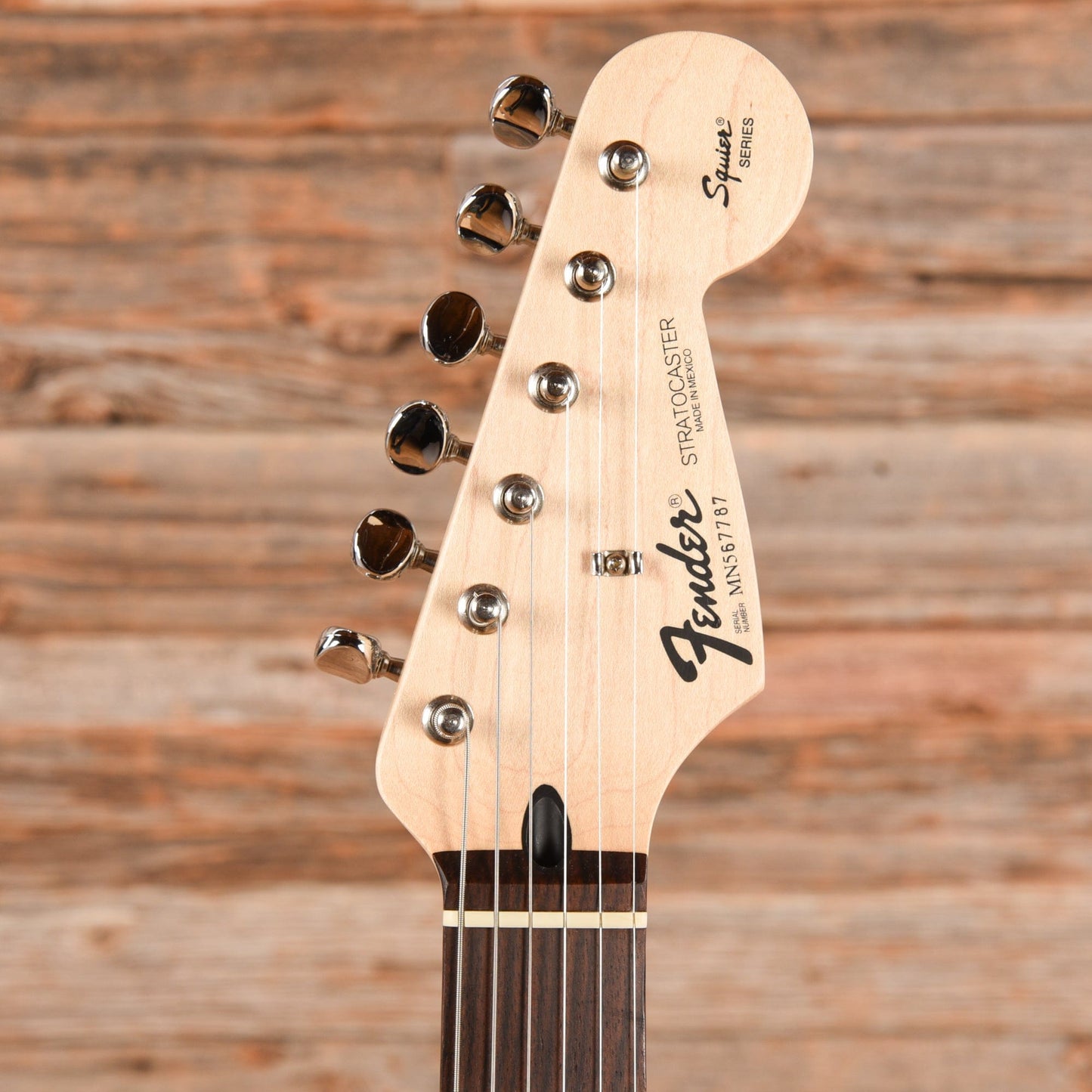 Fender "Squier Series" Standard Stratocaster Olympic White 1995 Electric Guitars / Solid Body