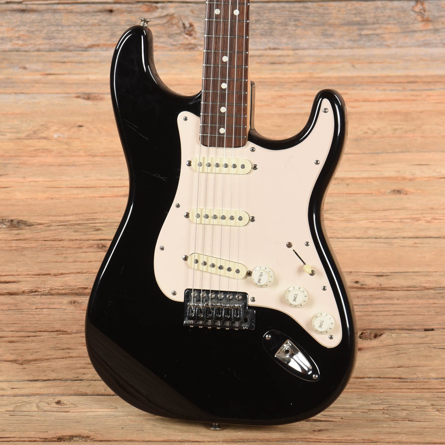 Fender "Squier Series" Stratocaster Black 1995 Electric Guitars / Solid Body