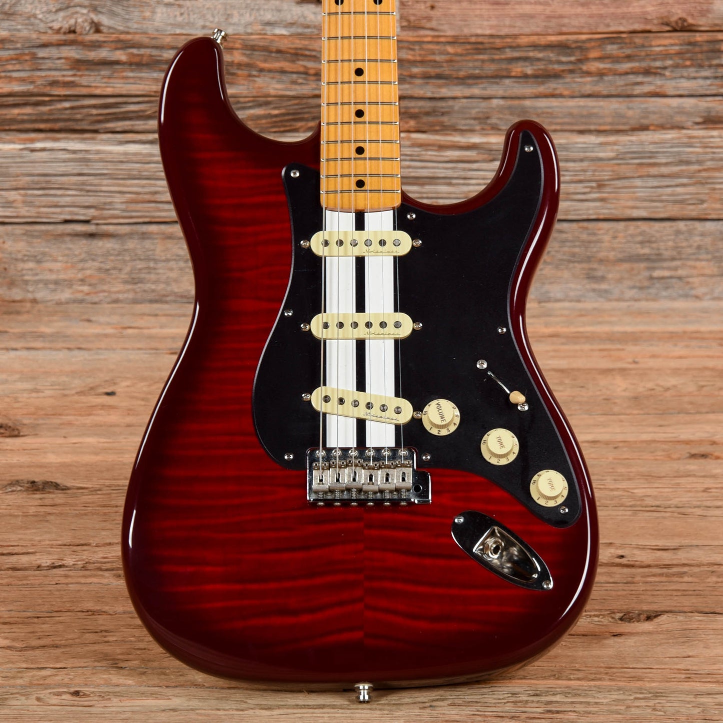 Fender ST-54 Stratocaster Reissue MIJ Crimson Burst Electric Guitars / Solid Body