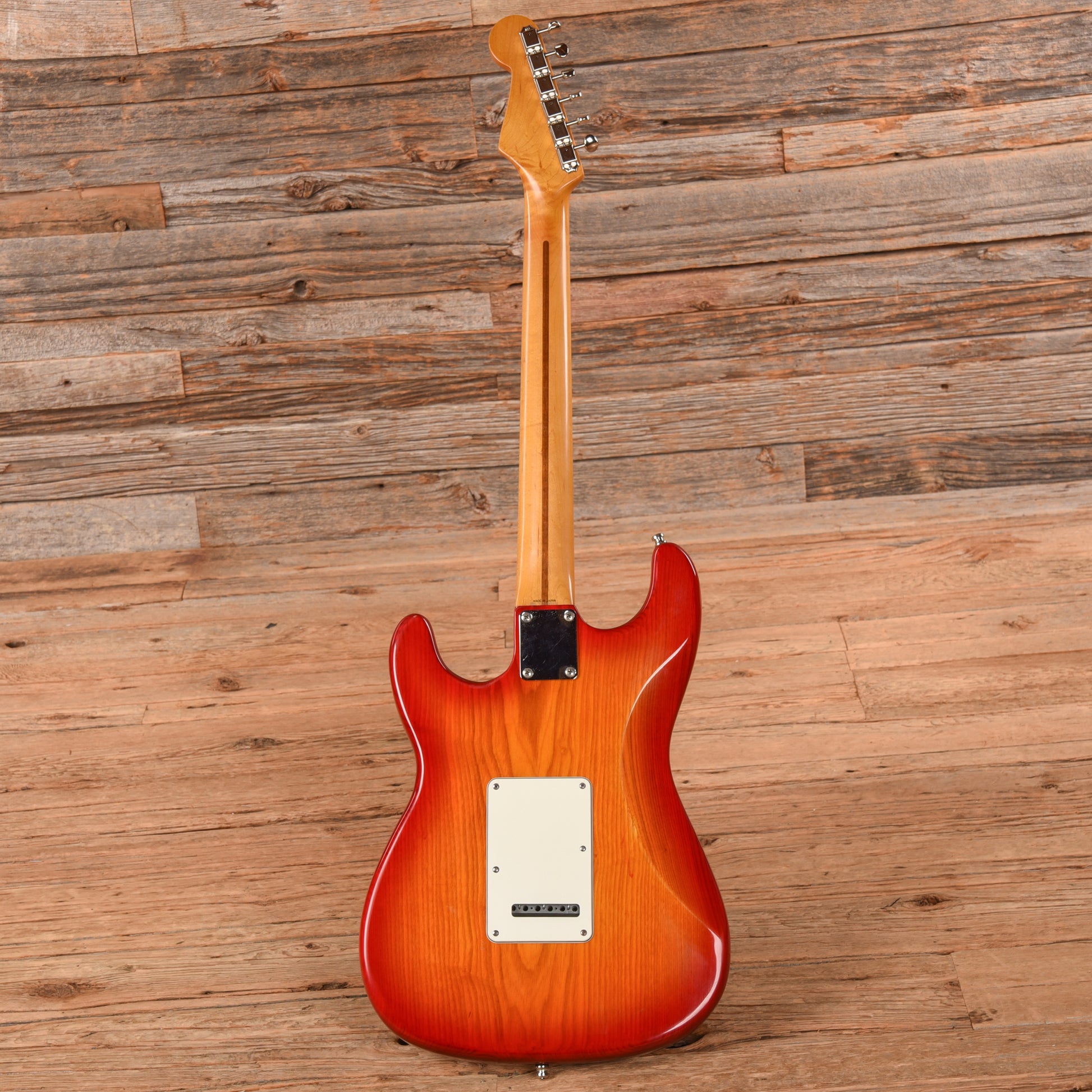 Fender ST-54 Stratocaster Reissue MIJ Neck with Unknown Body Cherry Sunburst Electric Guitars / Solid Body