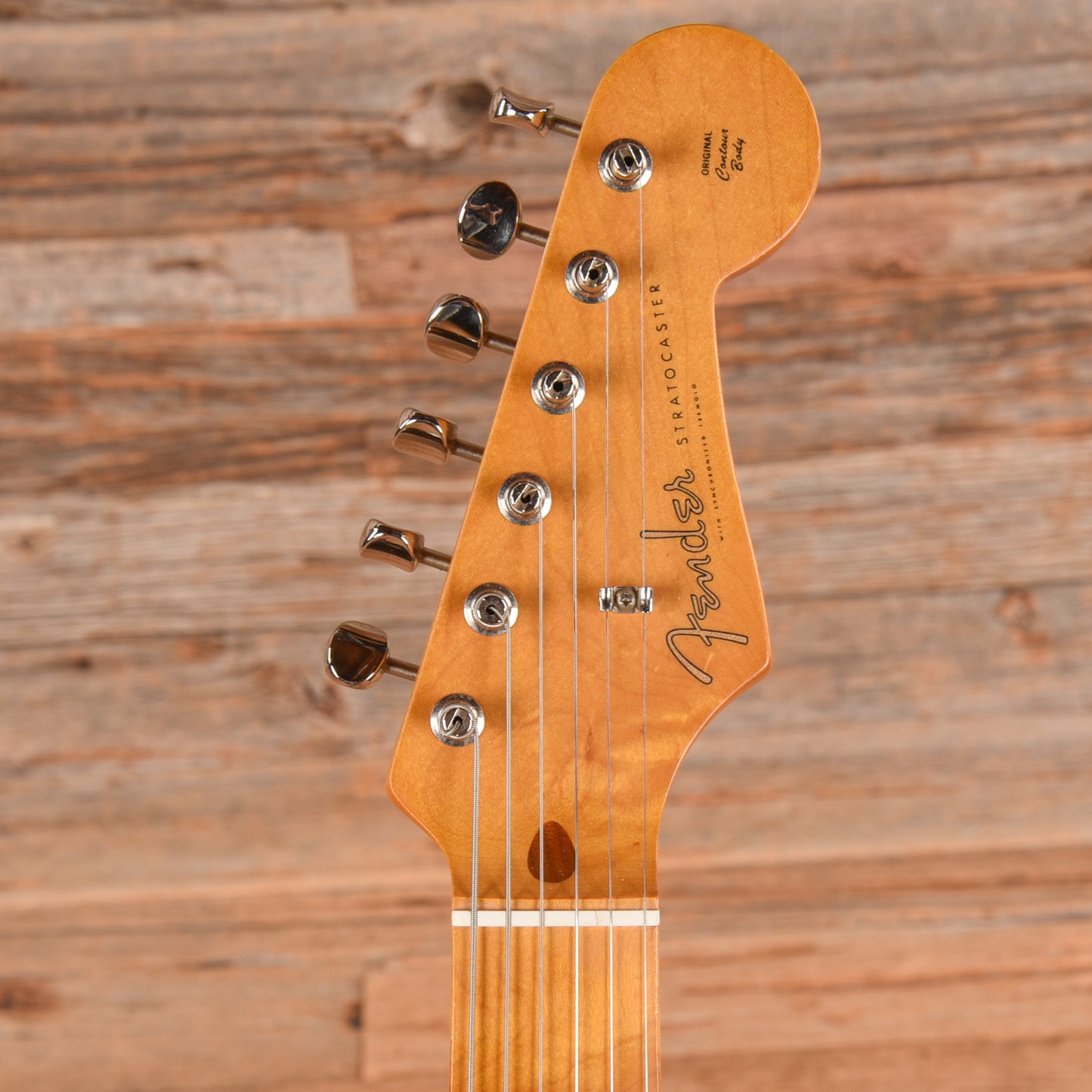 Fender ST-54 Stratocaster Reissue MIJ Neck with Unknown Body Cherry Sunburst Electric Guitars / Solid Body
