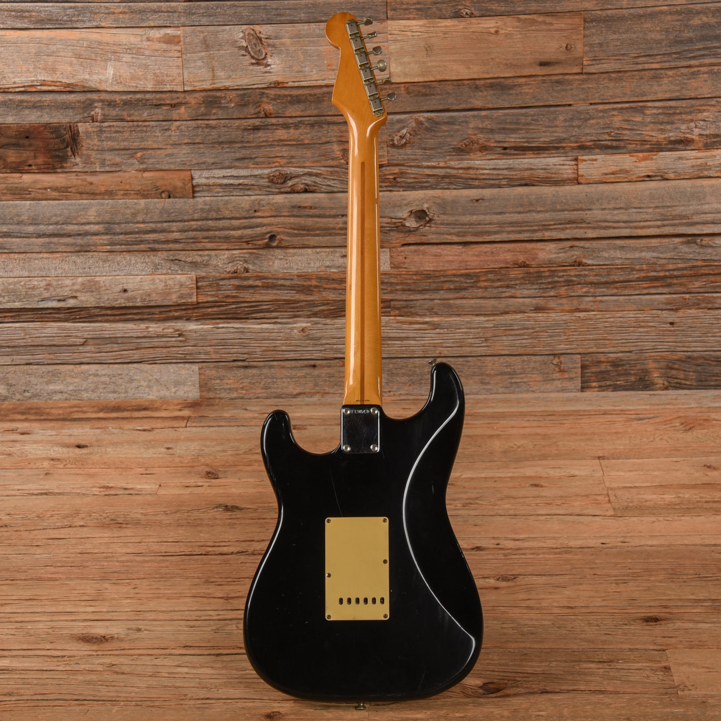 Fender ST-57 Black 1987 Electric Guitars / Solid Body