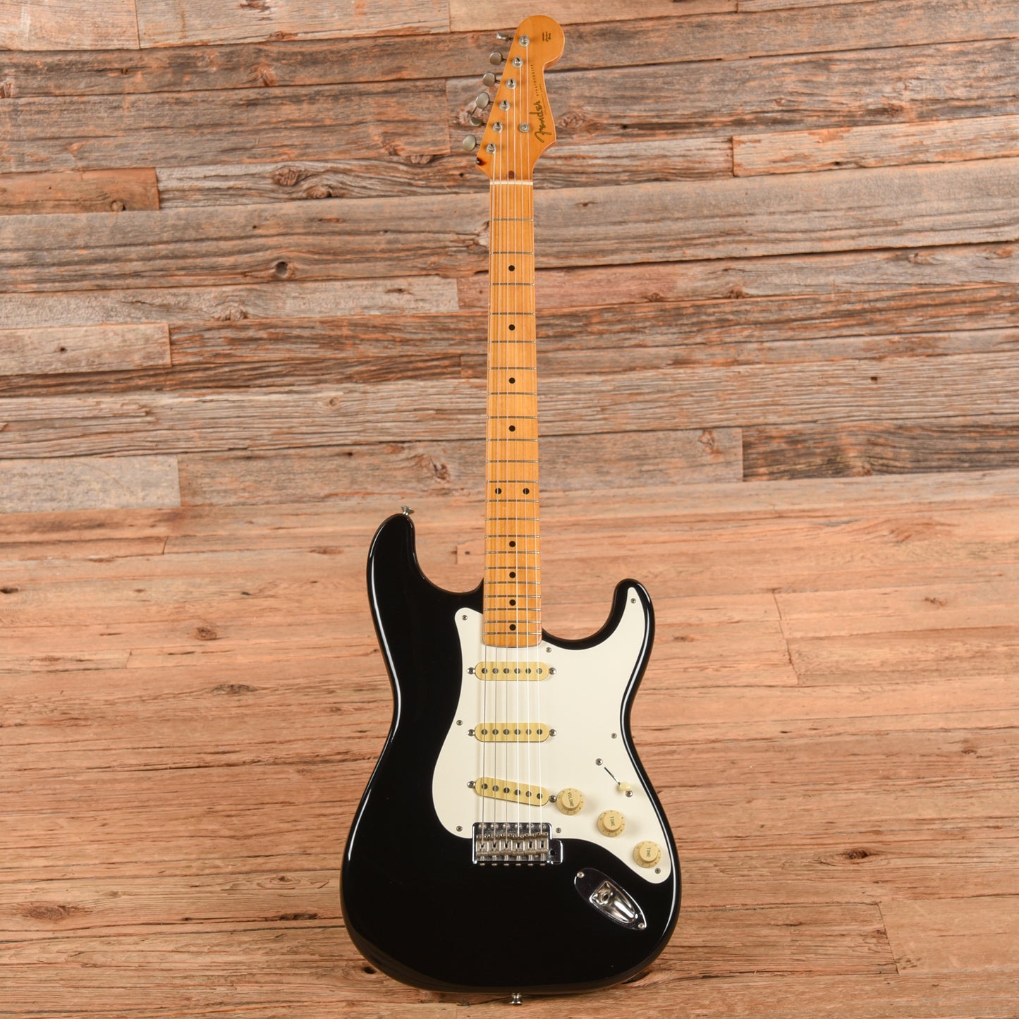Fender ST-57 Stratocaster Black 1980s Electric Guitars / Solid Body