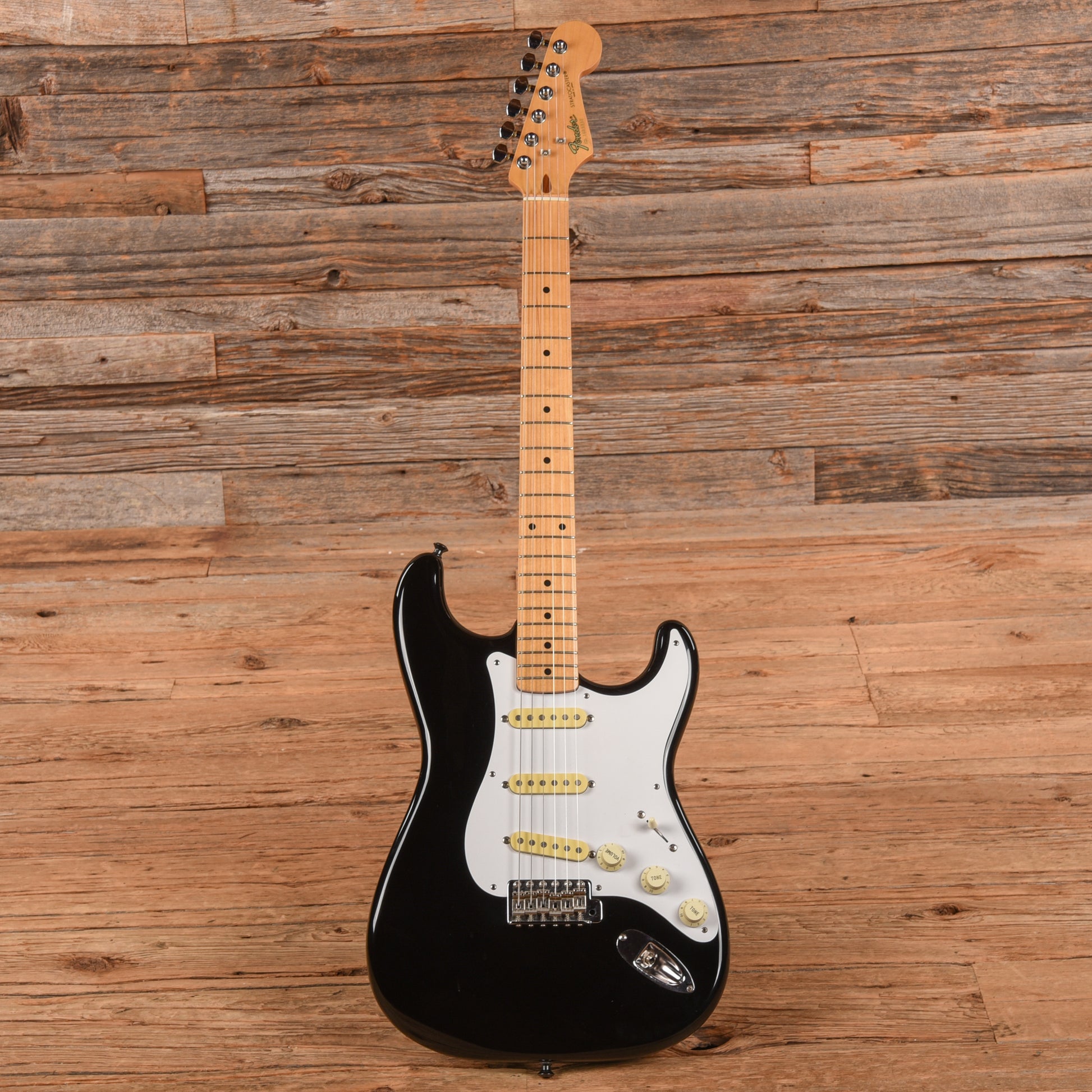 Fender ST-57 Stratocaster Reissue MIJ Black 1990 Electric Guitars / Solid Body