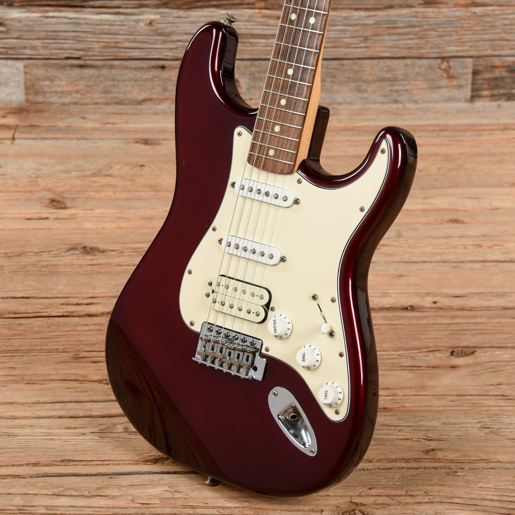 Fender Standard Fat Stratocaster Midnight Wine 2000 Electric Guitars / Solid Body
