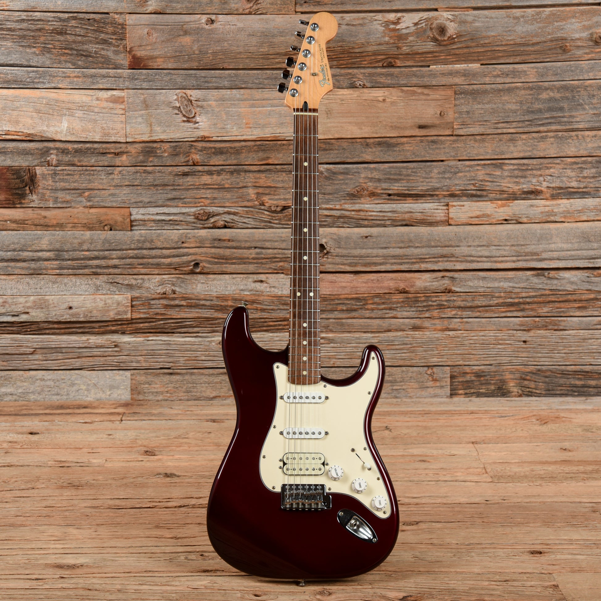 Fender Standard Fat Stratocaster Midnight Wine 2000 Electric Guitars / Solid Body