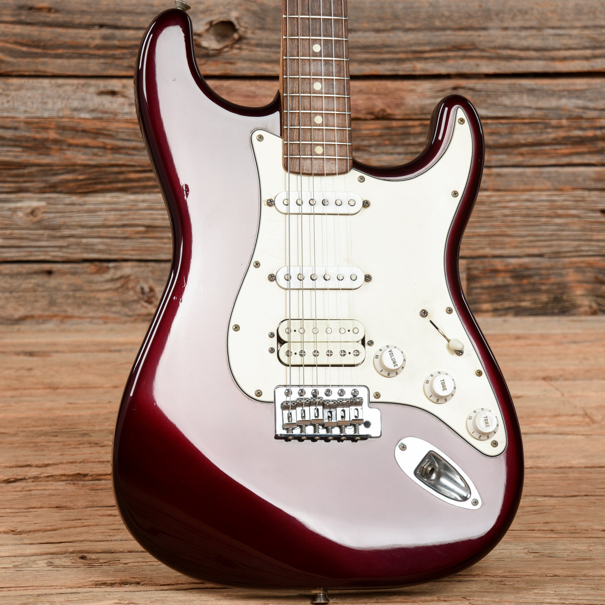Fender Standard Fat Stratocaster Midnight Wine 2000 Electric Guitars / Solid Body