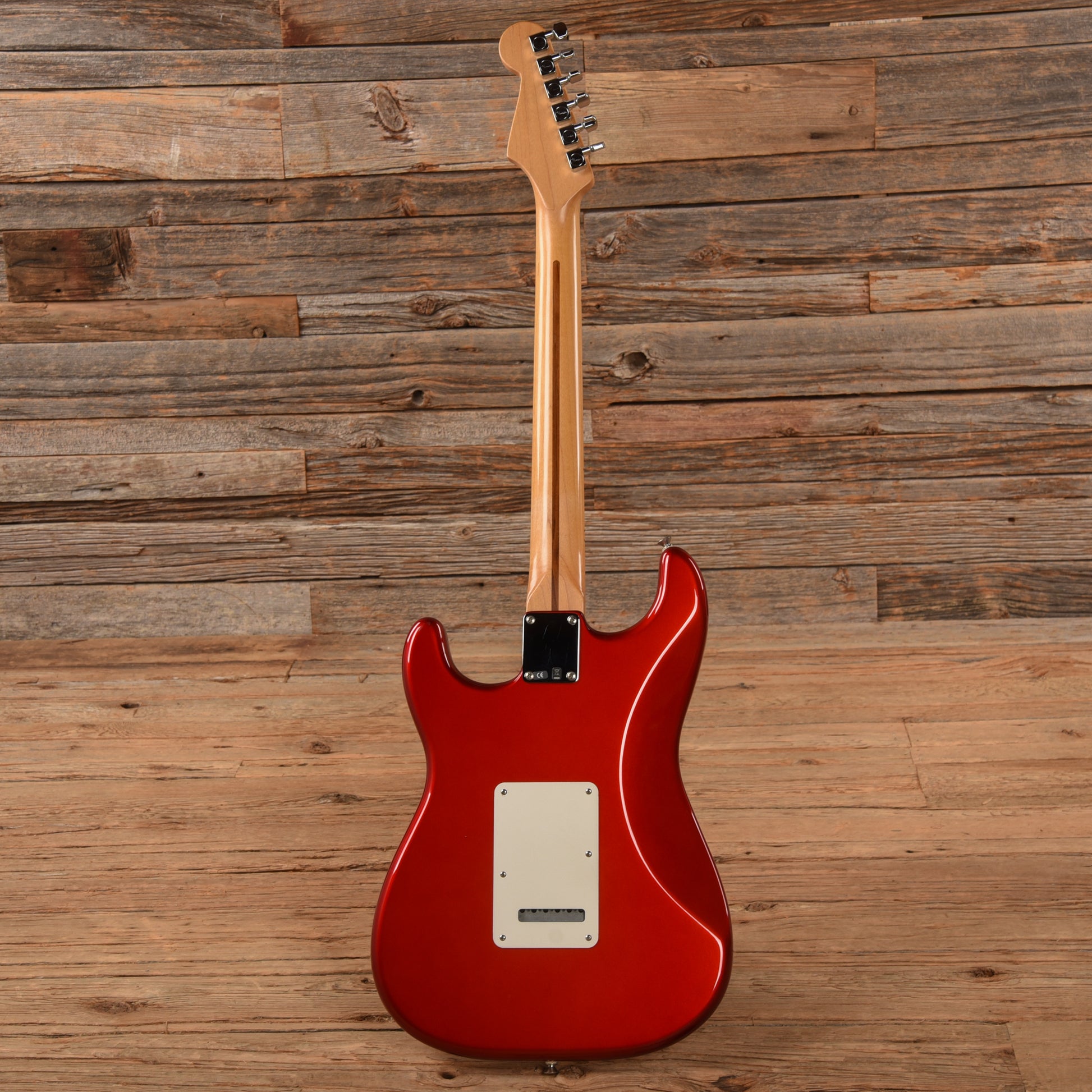 Fender Standard Stratocaster Chrome Red 2007 Electric Guitars / Solid Body