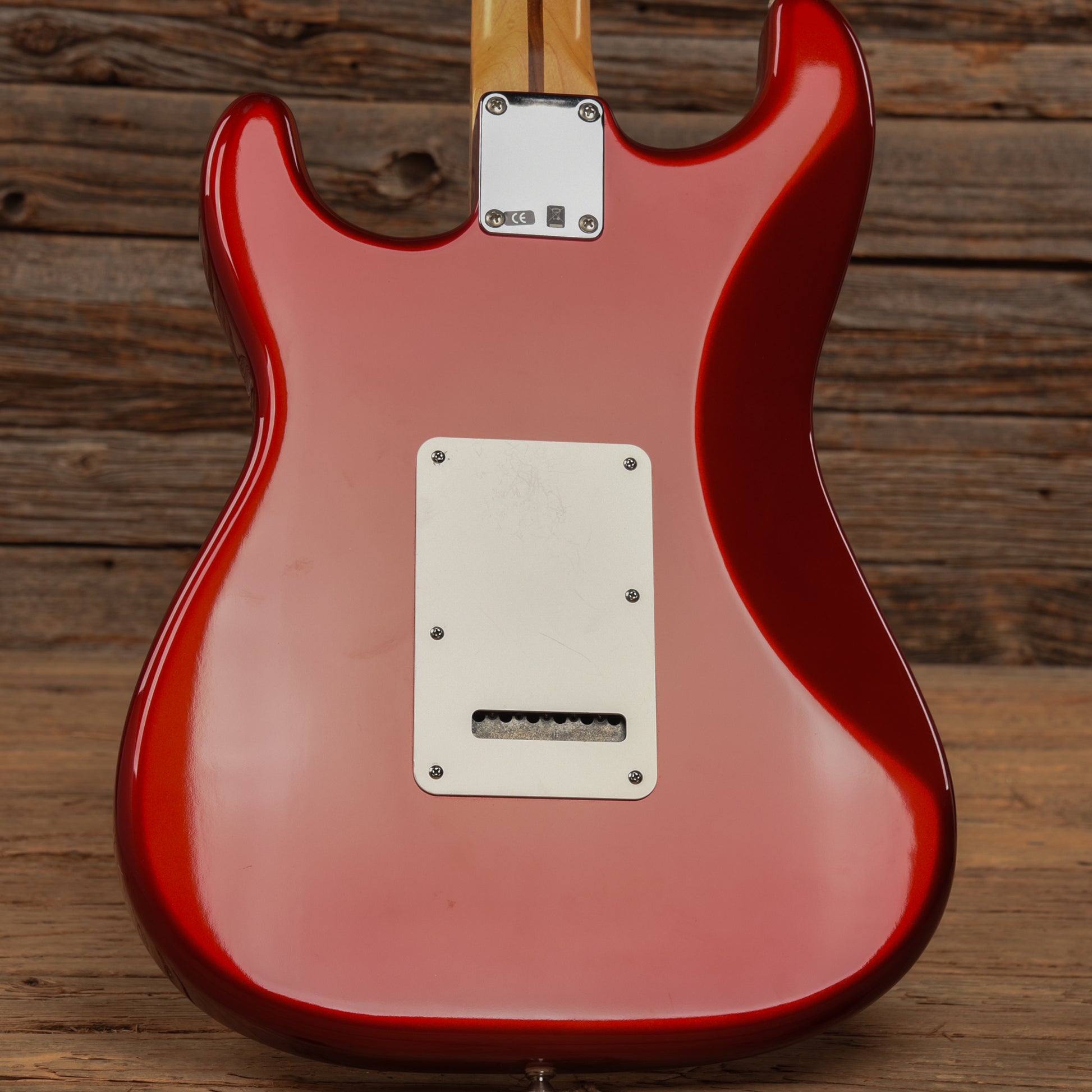 Fender Standard Stratocaster Chrome Red 2007 Electric Guitars / Solid Body