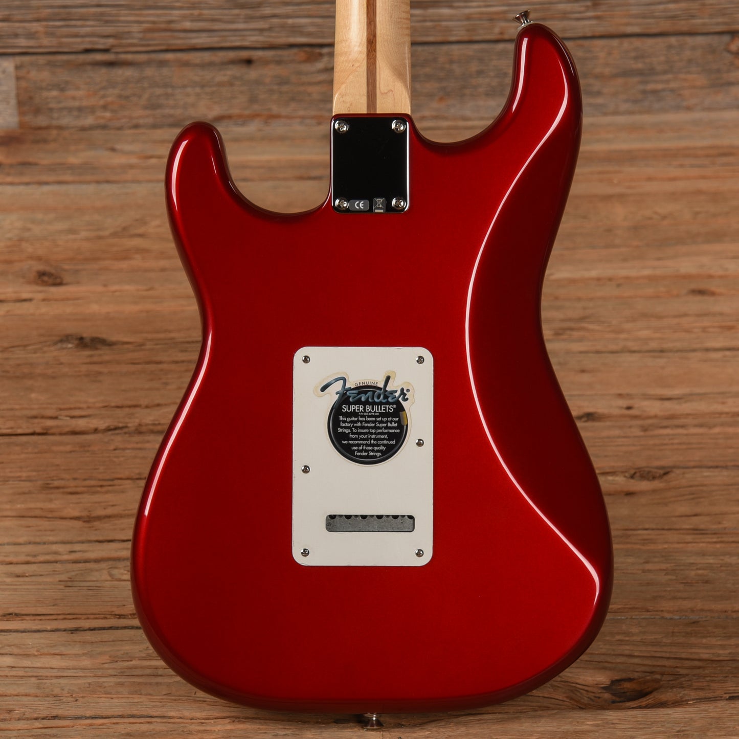 Fender Standard Stratocaster Chrome Red 2007 Electric Guitars / Solid Body