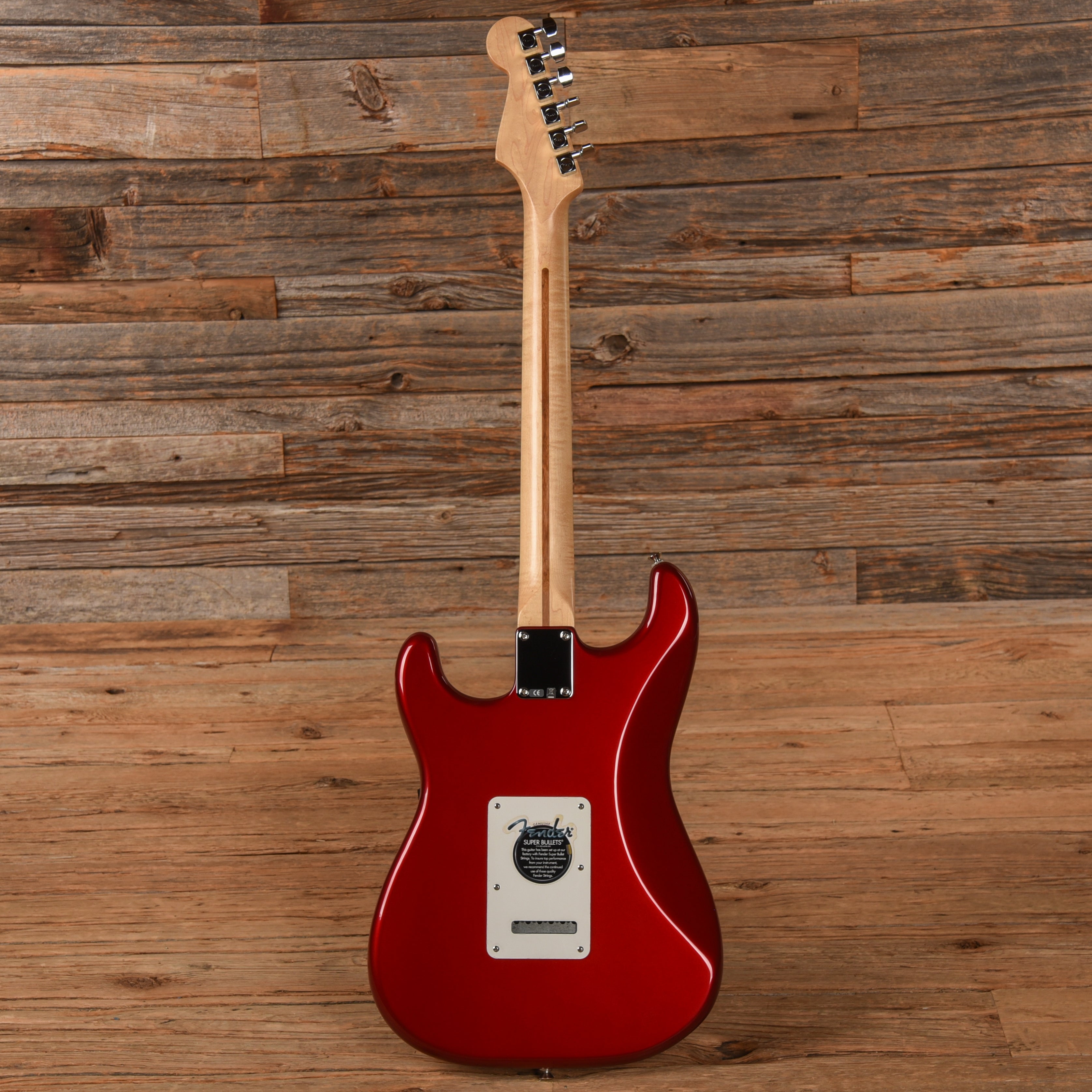Fender Standard Stratocaster Chrome Red 2007 Electric Guitars / Solid Body