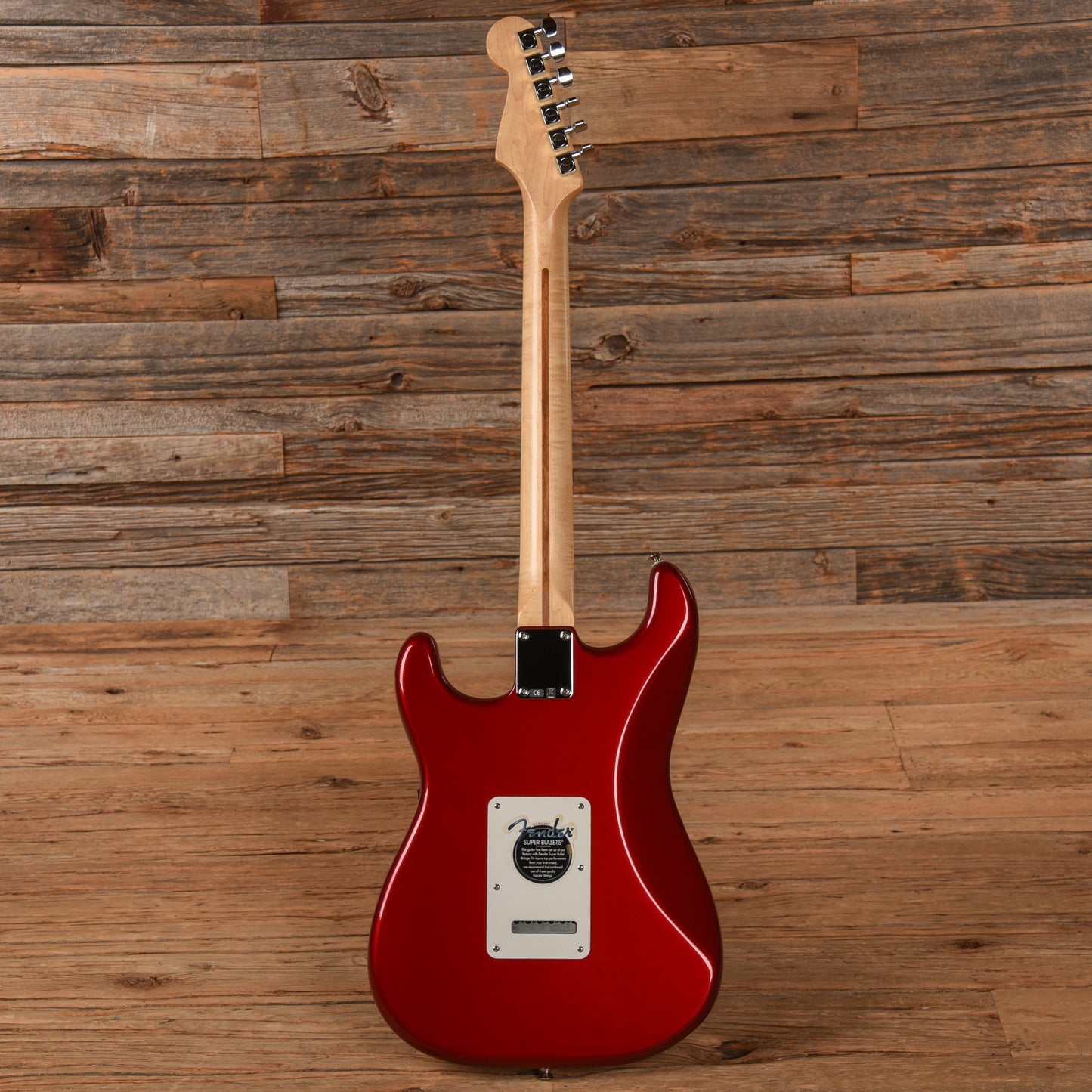 Fender Standard Stratocaster Chrome Red 2007 Electric Guitars / Solid Body