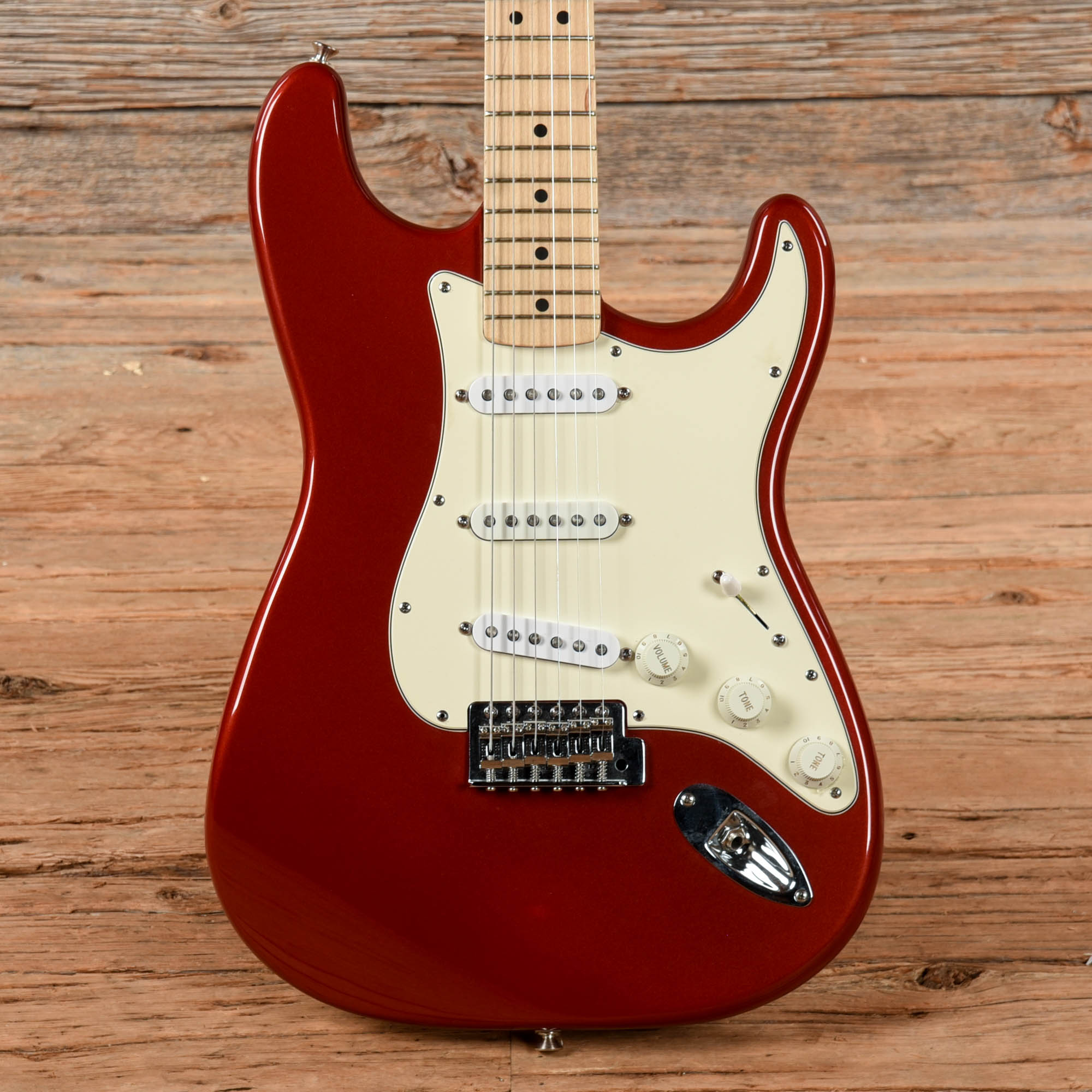 Fender Standard Stratocaster Crimson Red Metallic 1996 Electric Guitars / Solid Body