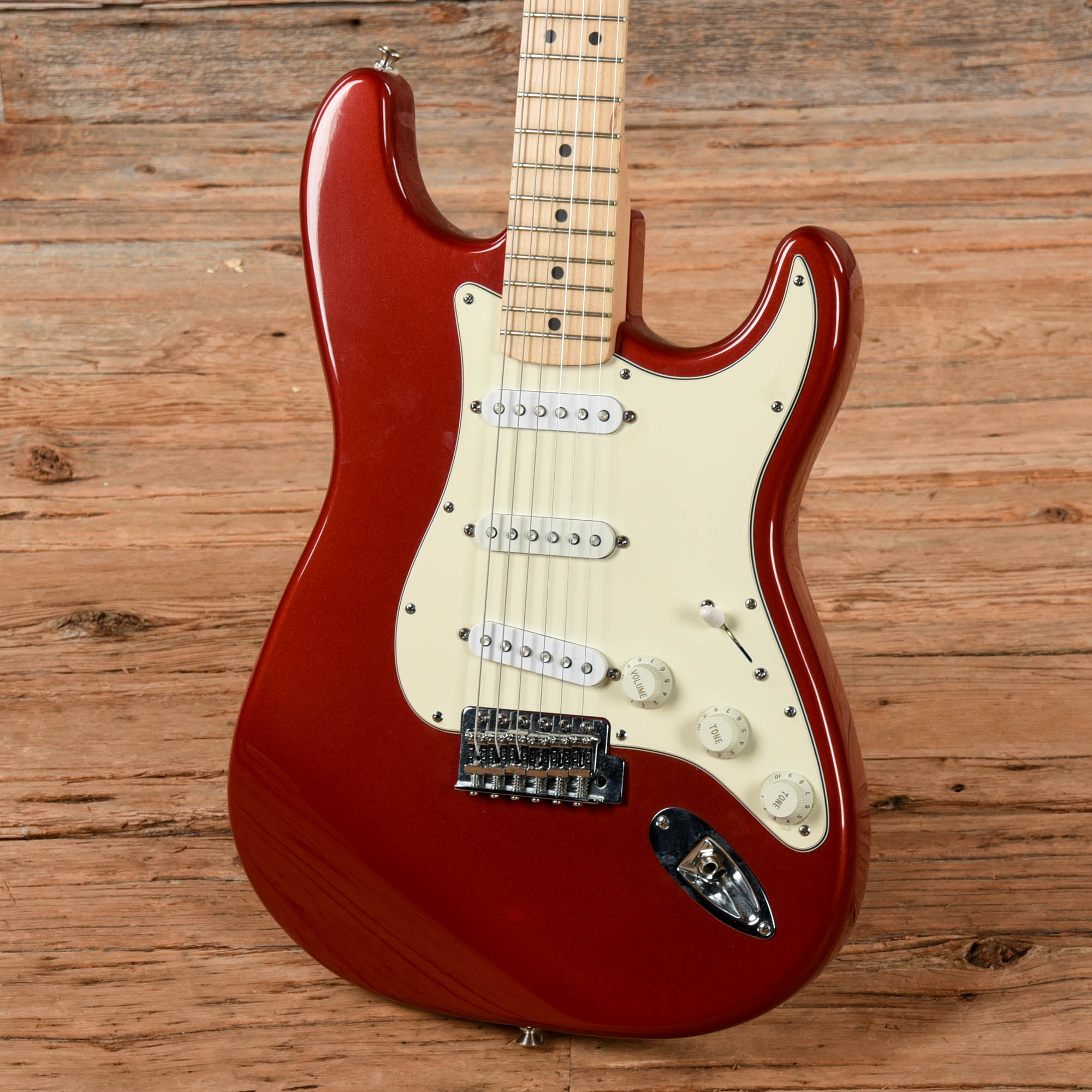 Fender Standard Stratocaster Crimson Red Metallic 1996 Electric Guitars / Solid Body