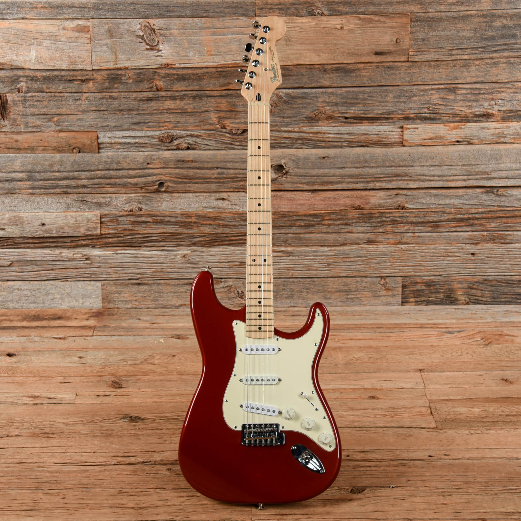 Fender Standard Stratocaster Crimson Red Metallic 1996 Electric Guitars / Solid Body