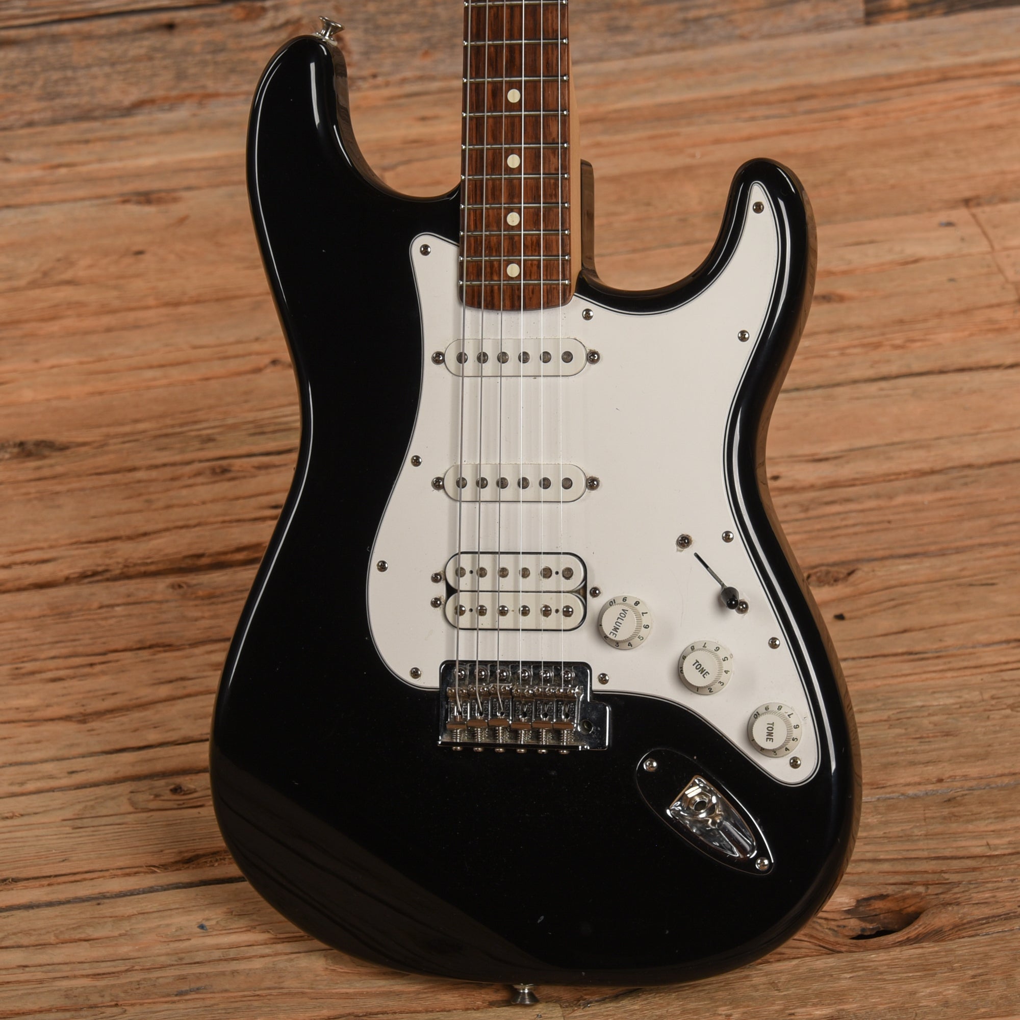 Fender Standard Stratocaster HSS Black 2007 Electric Guitars / Solid Body
