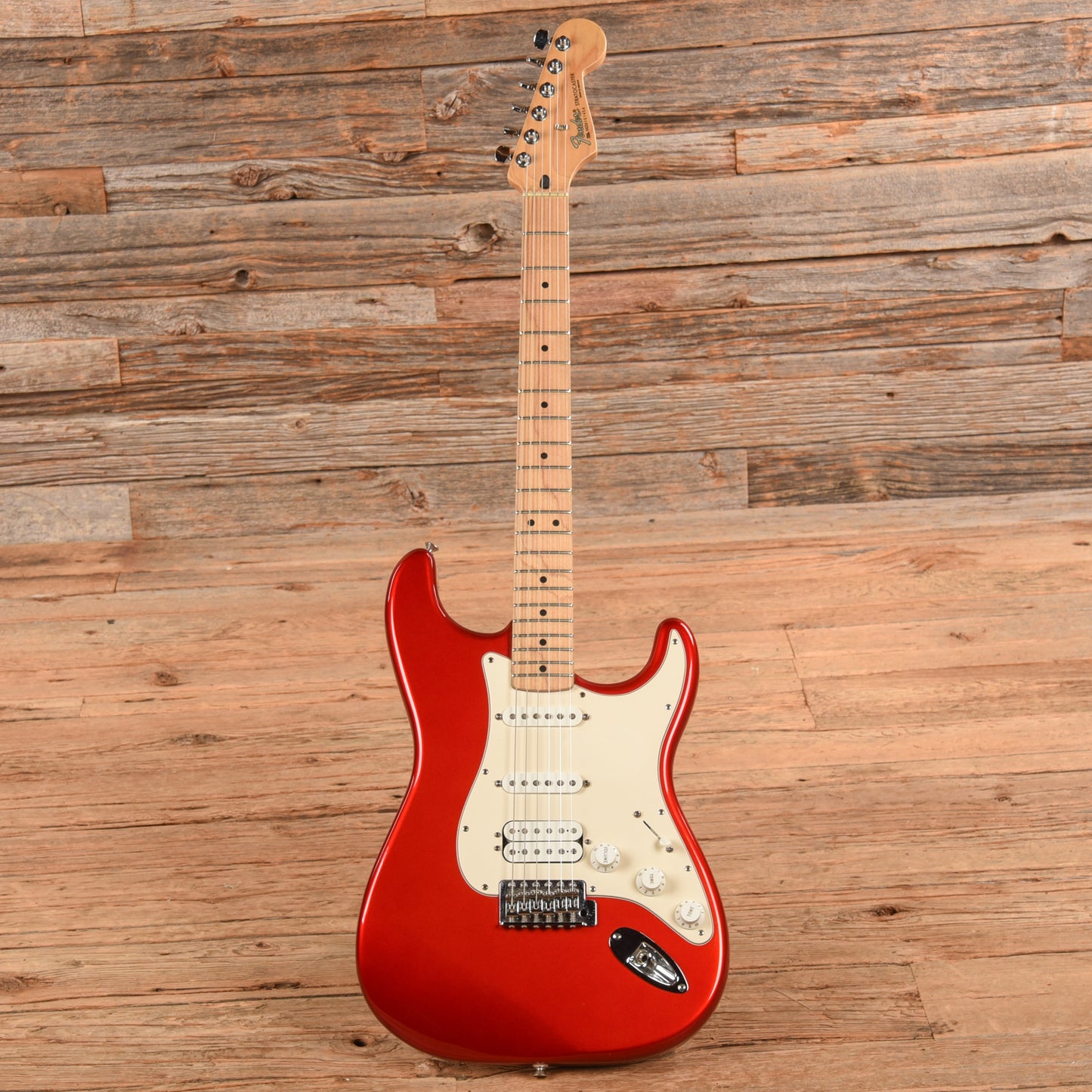 Fender Standard Stratocaster HSS Chrome Red 2006 Electric Guitars / Solid Body