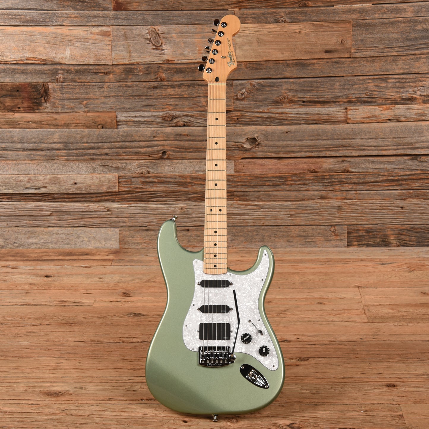 Fender Standard Stratocaster HSS Sage Green Metallic 2003 Electric Guitars / Solid Body