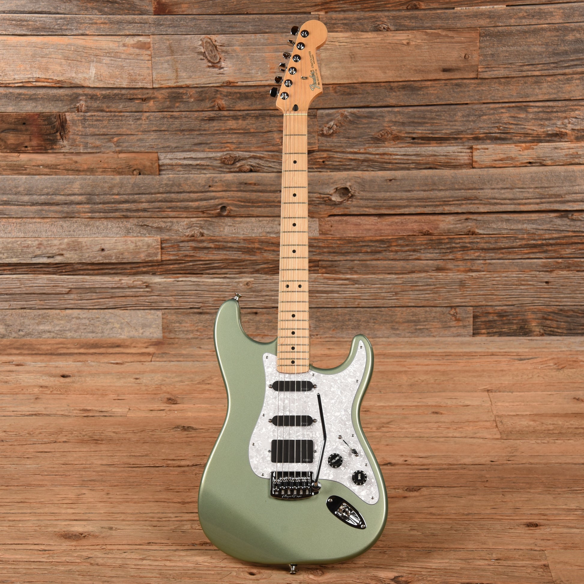 Fender Standard Stratocaster HSS Sage Green Metallic 2003 Electric Guitars / Solid Body