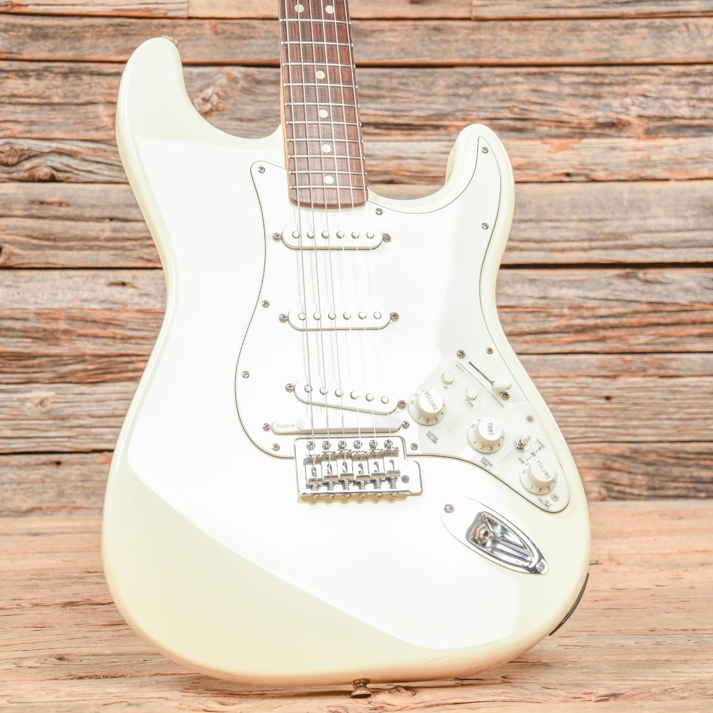 Fender Standard Stratocaster Olympic White 2003 Electric Guitars / Solid Body