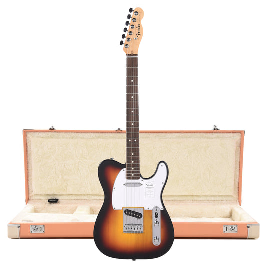 Fender Standard Telecaster LRL 3-Color Sunburst and Pacific Peach Hardshell Case Bundle Electric Guitars / Solid Body
